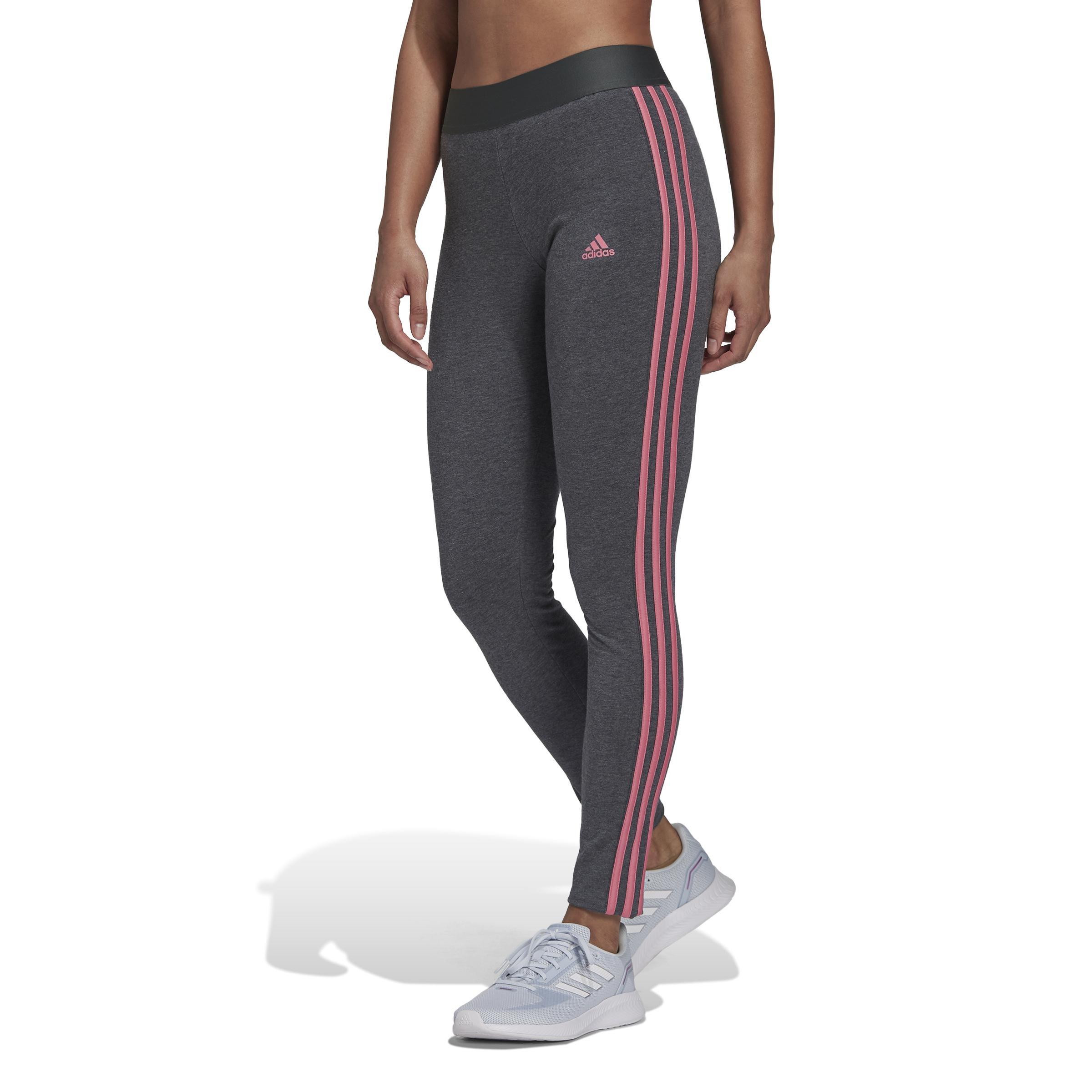 Women 3 Stripes Leggings, Grey