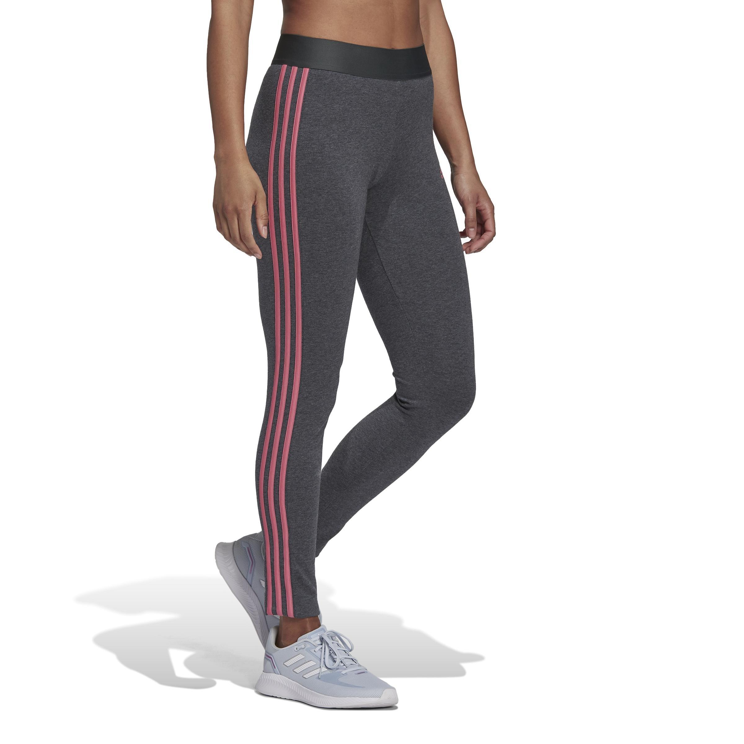 Women 3 Stripes Leggings, Grey, A901_ONE, large image number 1