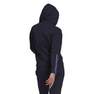 Women Essentials Loose-Cut 3-Stripes Full-Zip Hoodie , Navy, A901_ONE, thumbnail image number 4