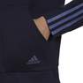 Women Essentials Loose-Cut 3-Stripes Full-Zip Hoodie , Navy, A901_ONE, thumbnail image number 5