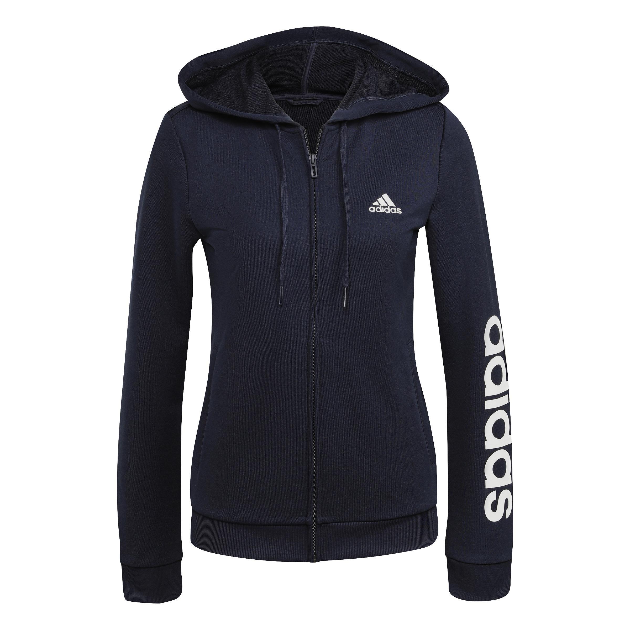 Essentials Logo French Terry Track Suit, Blue, , large image number 2