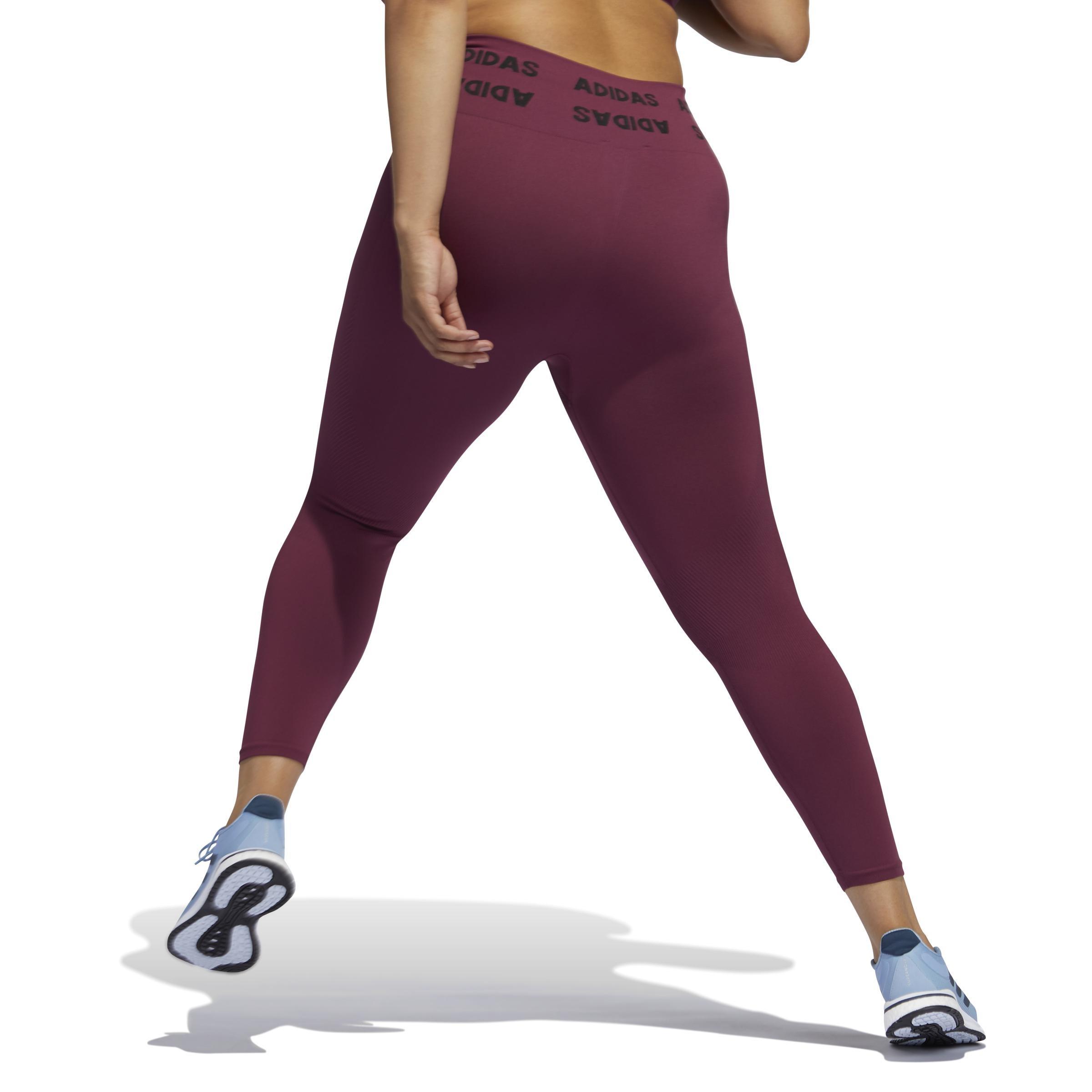 Training Aeroknit 7/8 High-Rise Tights (Plus Size), Red, A901_ONE, large image number 2