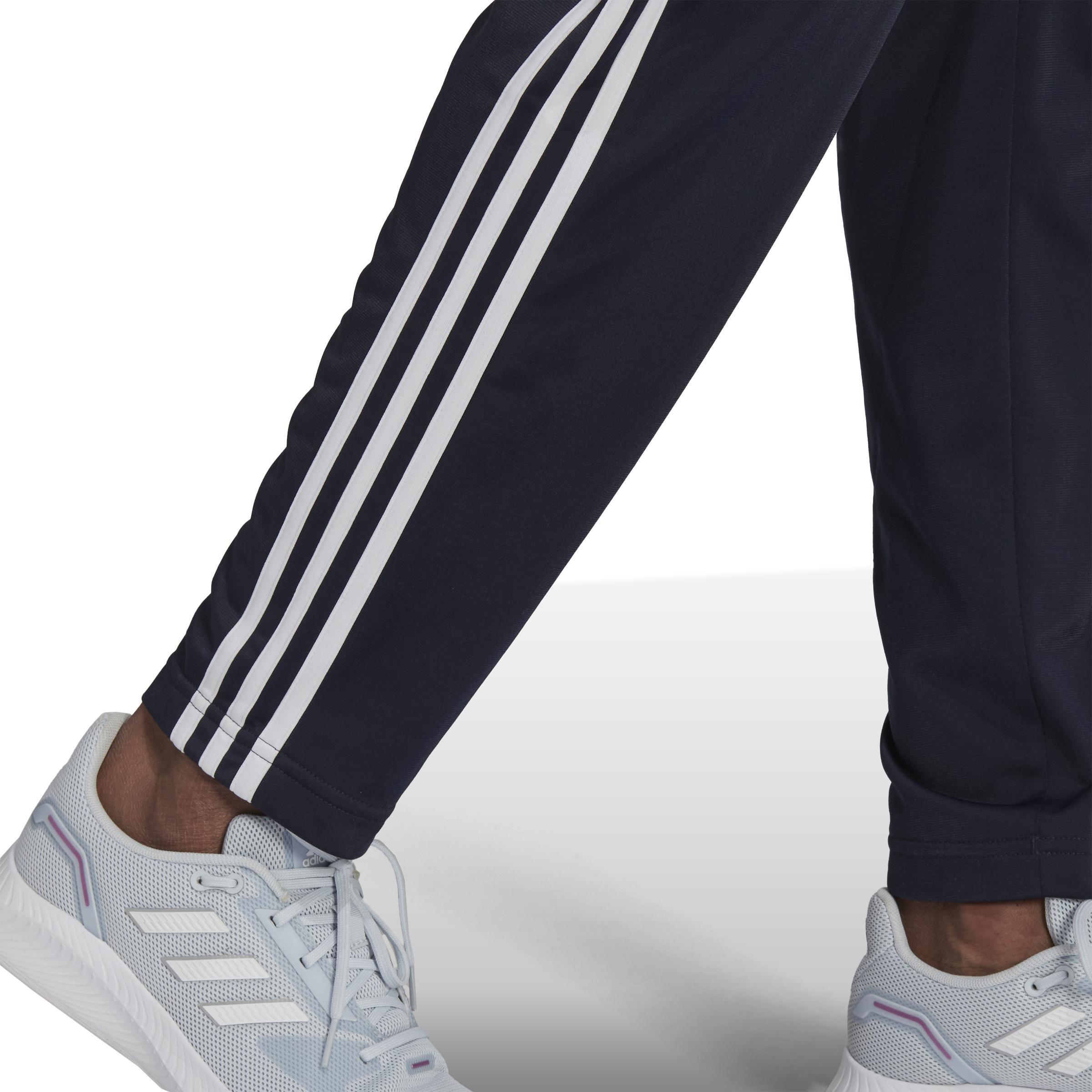 Essentials 3-Stripes Track Suit, Blue, , large image number 4