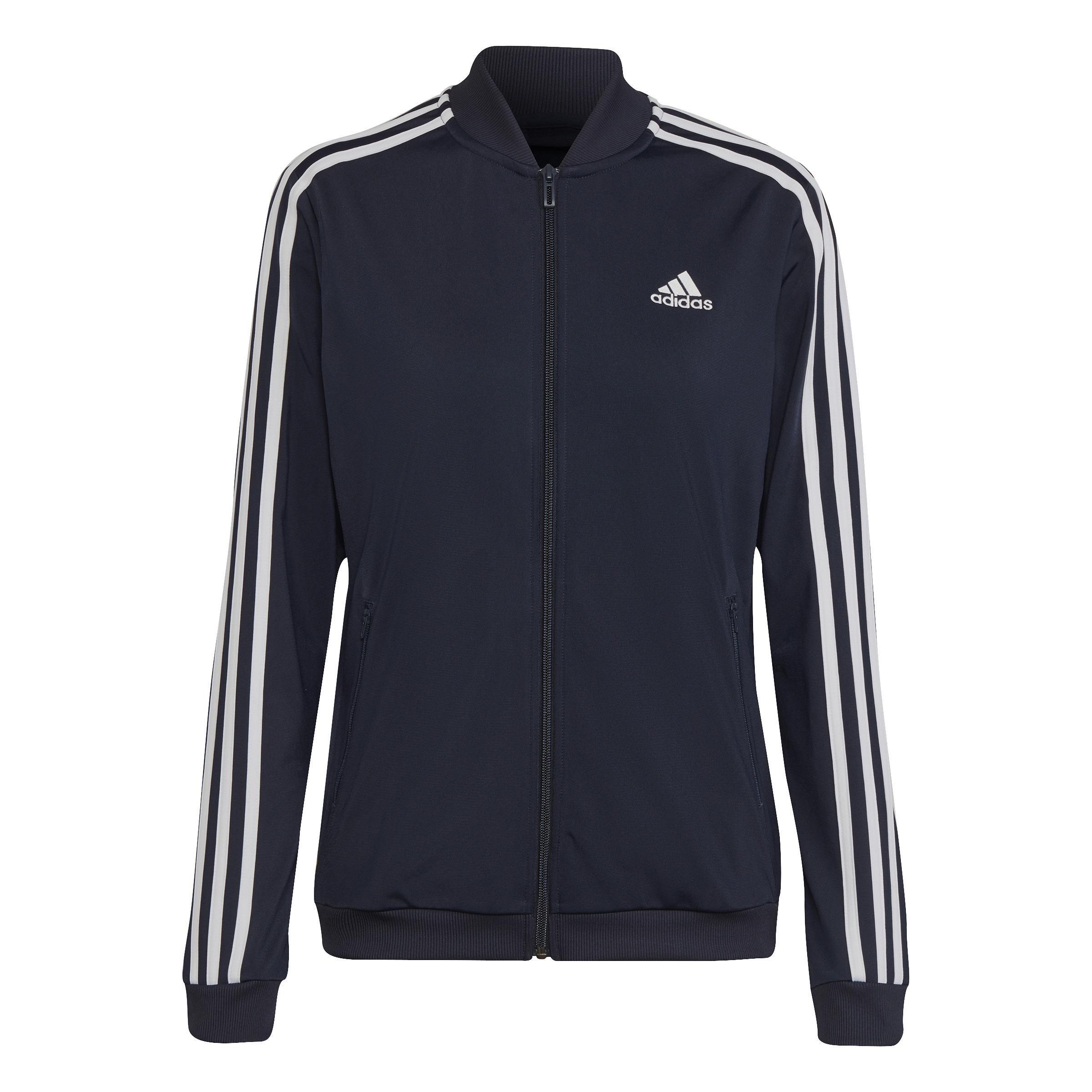 Essentials 3-Stripes Track Suit, Blue, , large image number 8