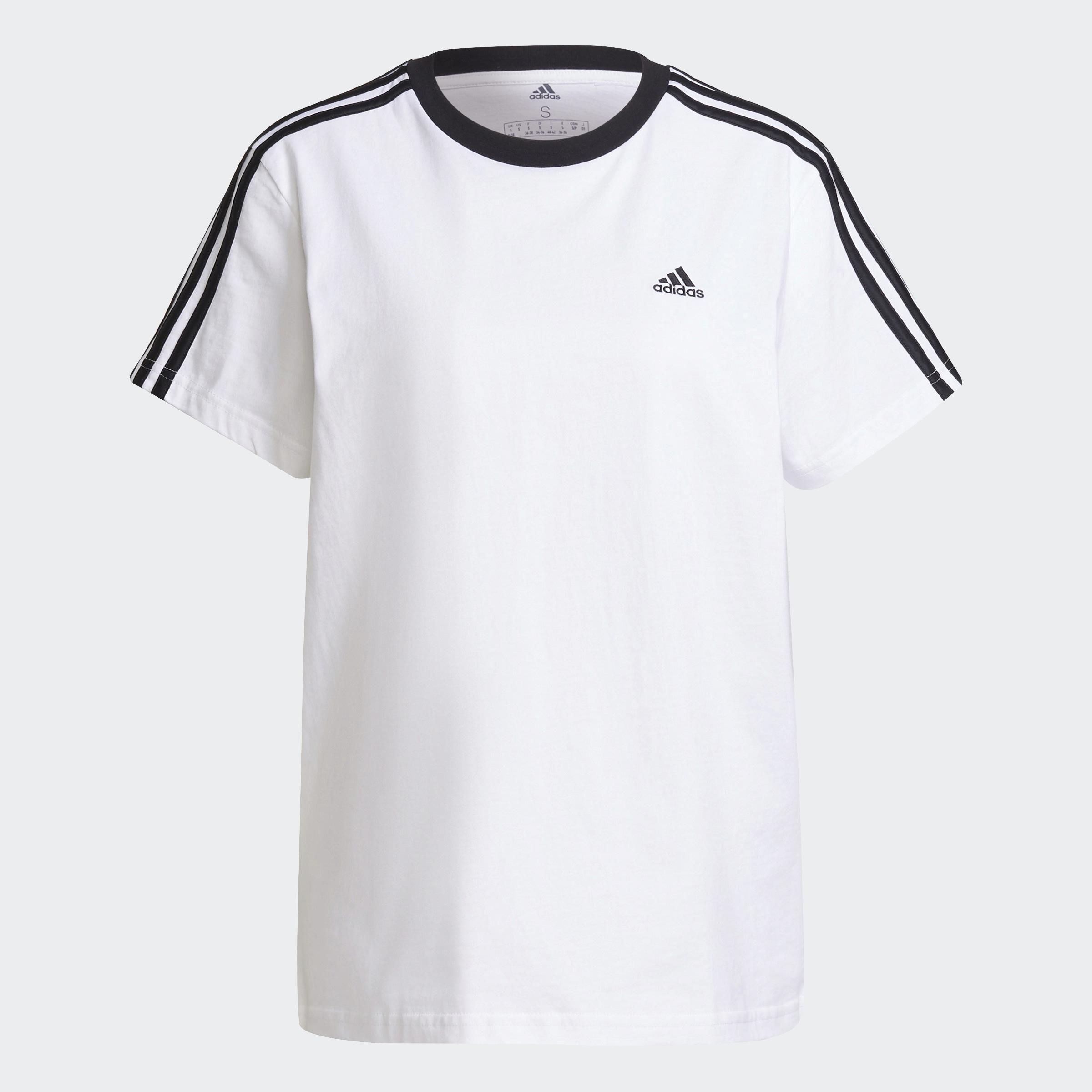 Essentials 3-Stripes T-Shirt, White
