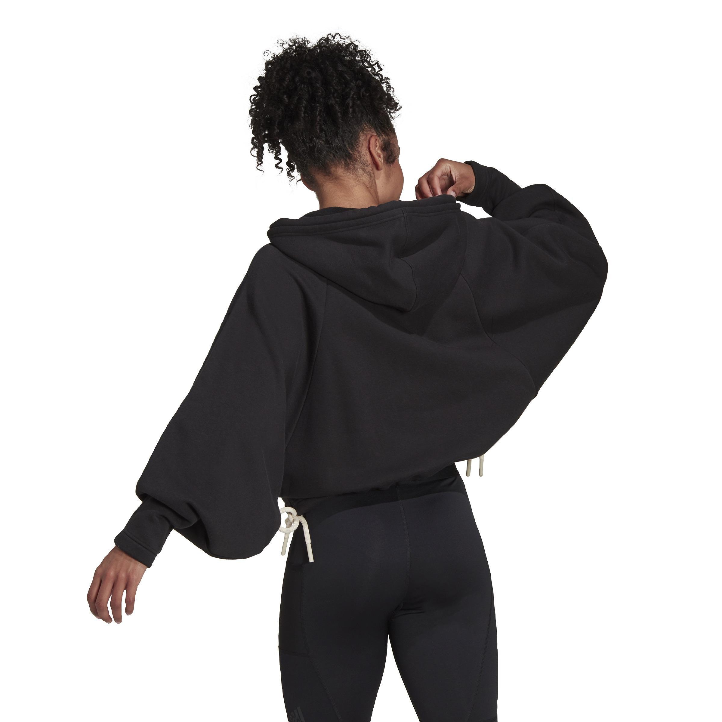 adidas Sportswear Studio Lounge Fleece Hoodie, Black, , large image number 3