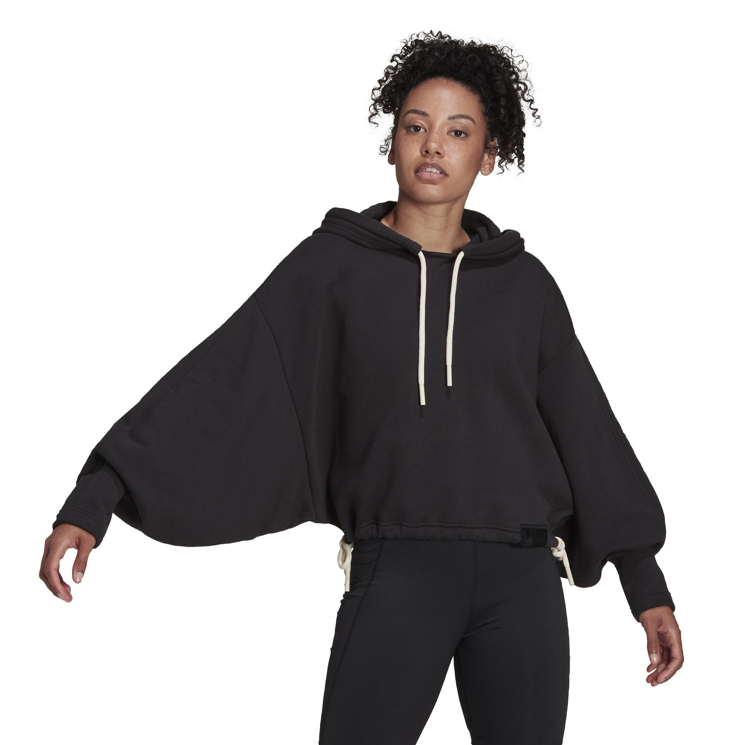 adidas Sportswear Studio Lounge Fleece Hoodie, Black, , large image number 6