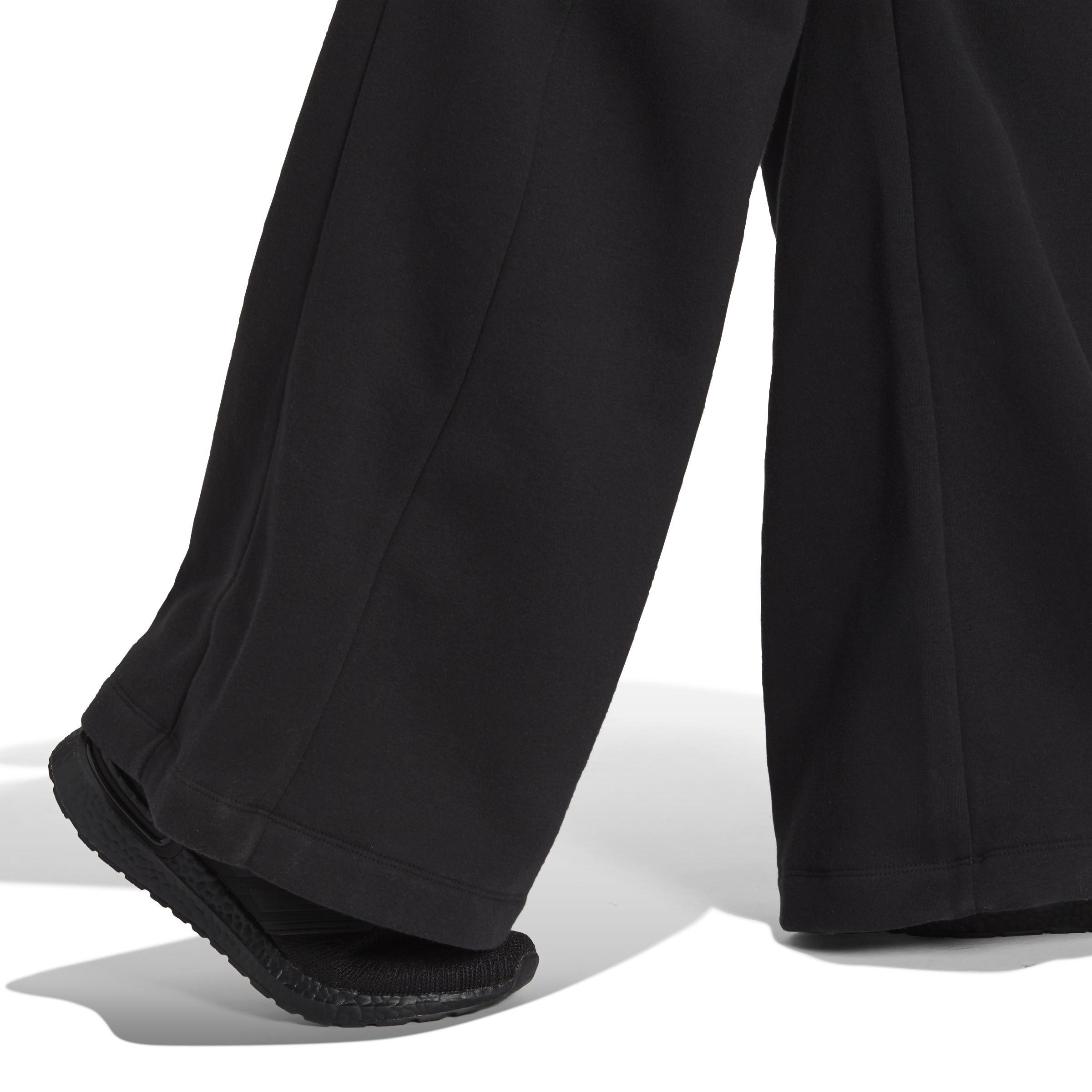 adidas Sportswear Studio Lounge Wide Fleece Joggers, Black, , large image number 3