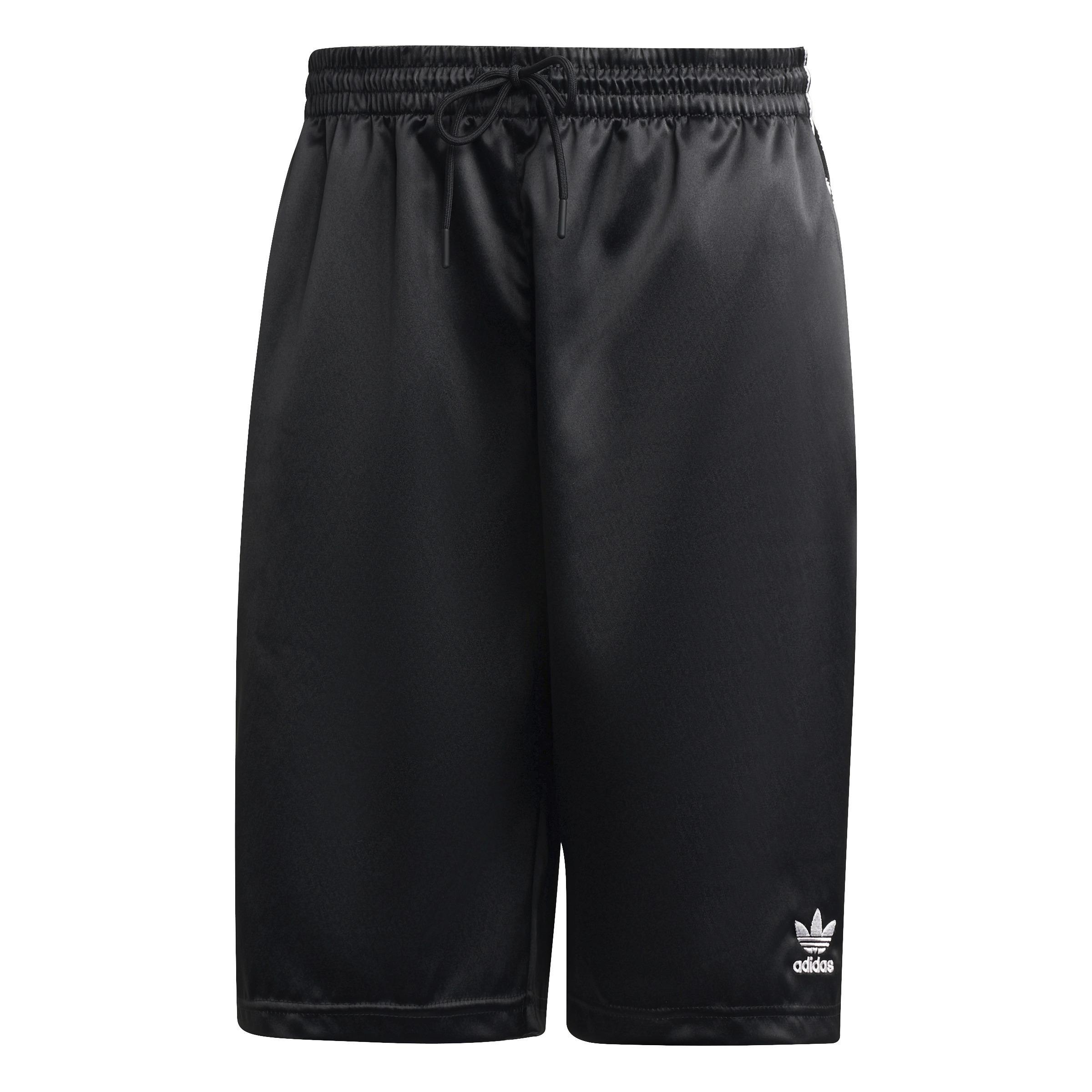 Adicolor Classics 3-Stripes Satin Shorts, Black, A901_ONE, large image number 0