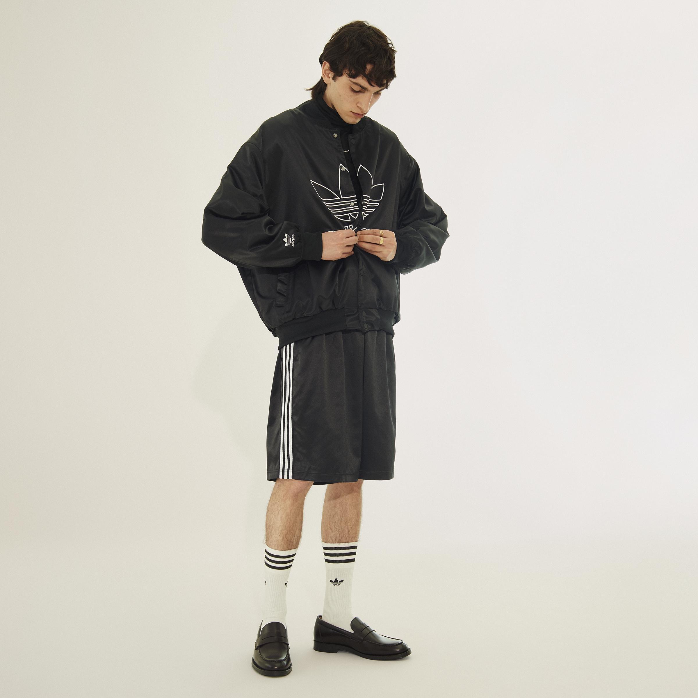 Adicolor Classics 3-Stripes Satin Shorts, Black, A901_ONE, large image number 7