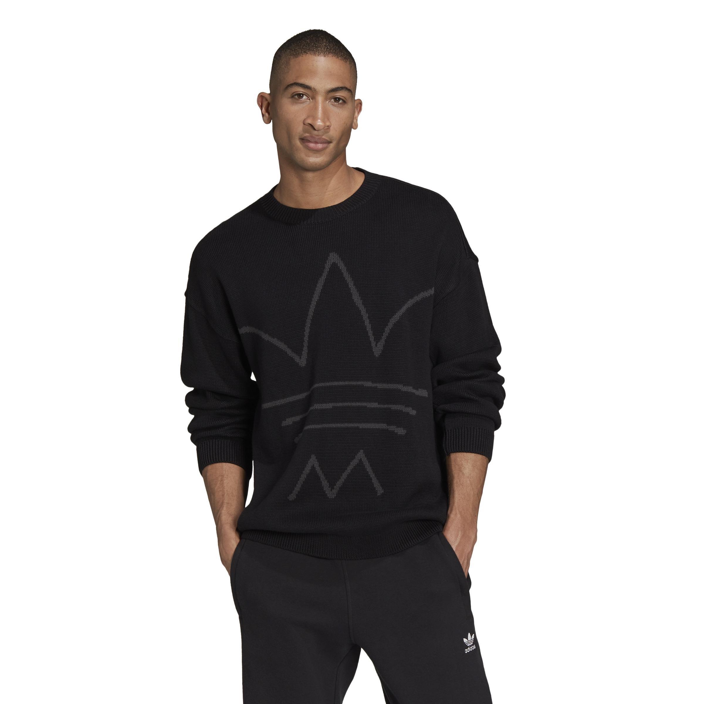 Adidas knitted shop crew sweat