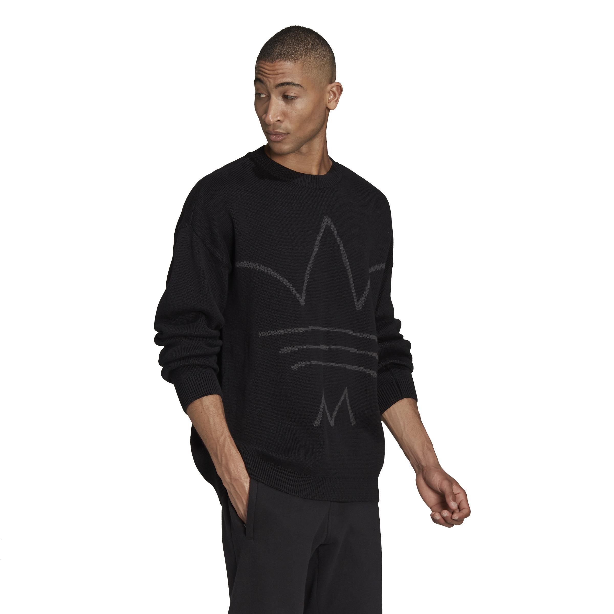 R.Y.V. Knit Crew Sweatshirt, Black, A901_ONE, large image number 1