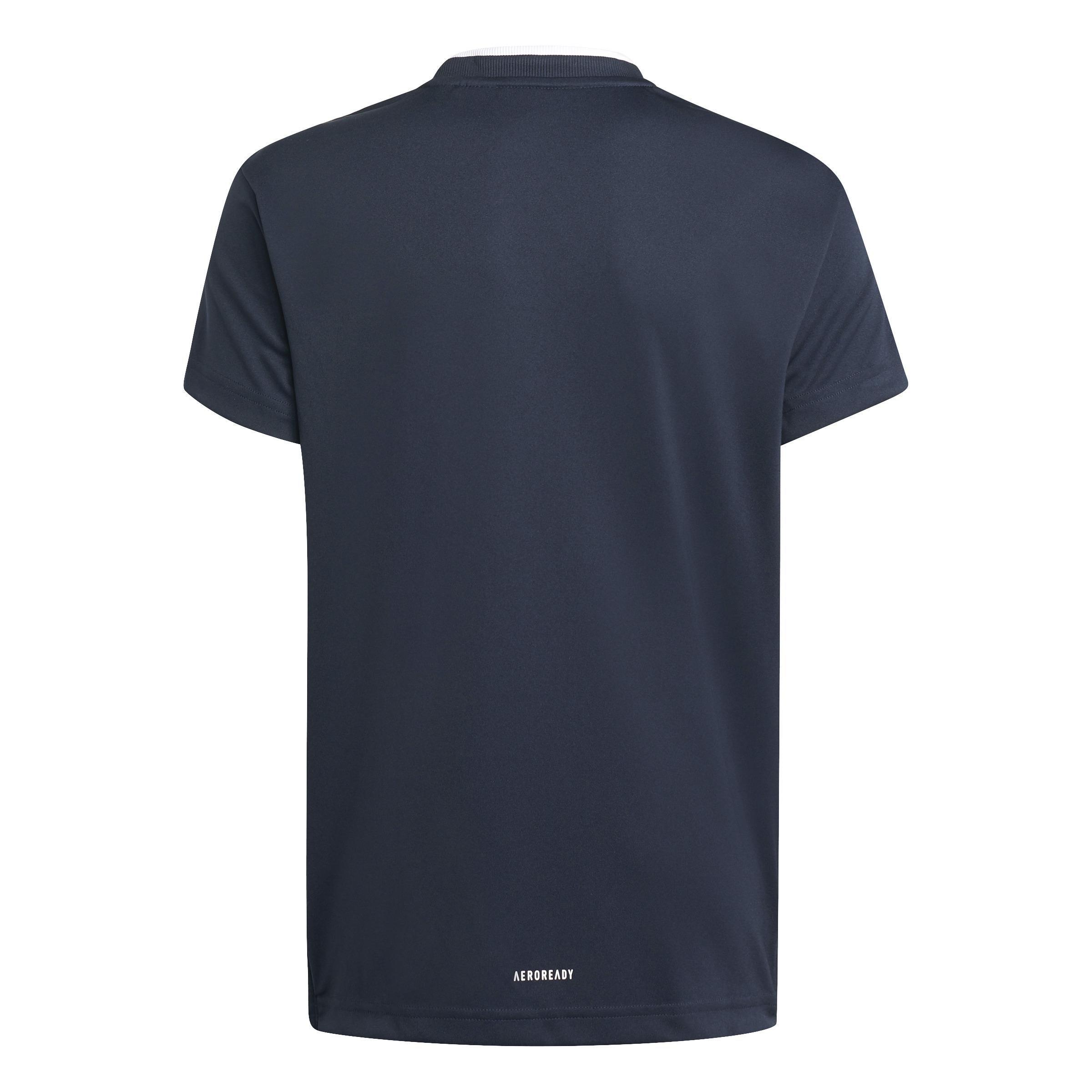 Kids Salah Aeroready Football-Inspired T-Shirt, Blue, A901_ONE, large image number 1