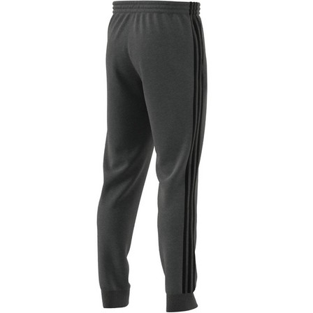 Men Essentials French Terry Tapered Cuff 3-Stripes Joggers, Grey, A901_ONE, large image number 5
