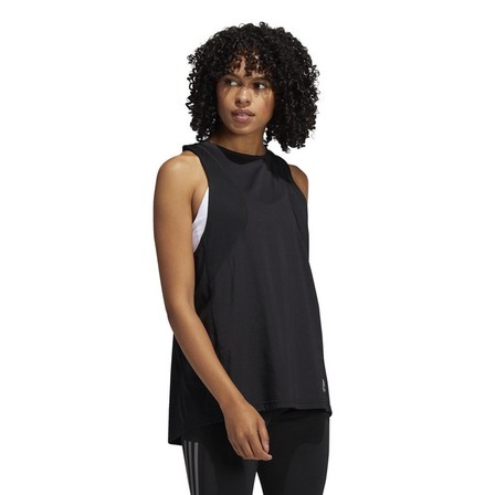 Women Own The Run Tank Top, Black, A901_ONE, large image number 0