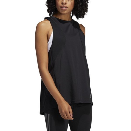 Women Own The Run Tank Top, Black, A901_ONE, large image number 3