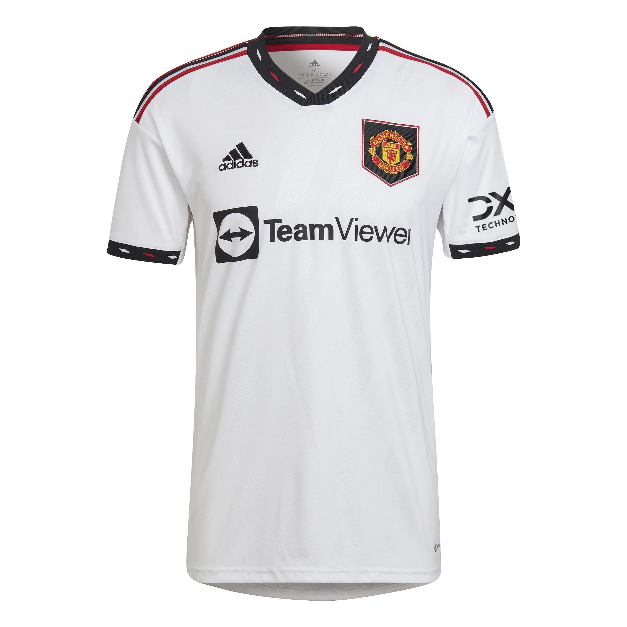 Manchester United 22/23 Away Jersey, White, A901_ONE, large image number 1