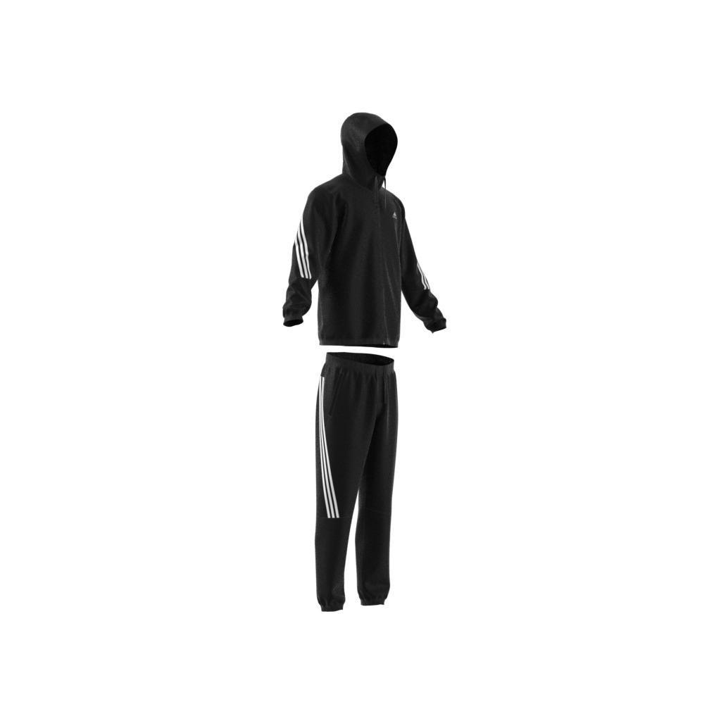 adidas Sportswear Hooded Tracksuit, Black, , large image number 3