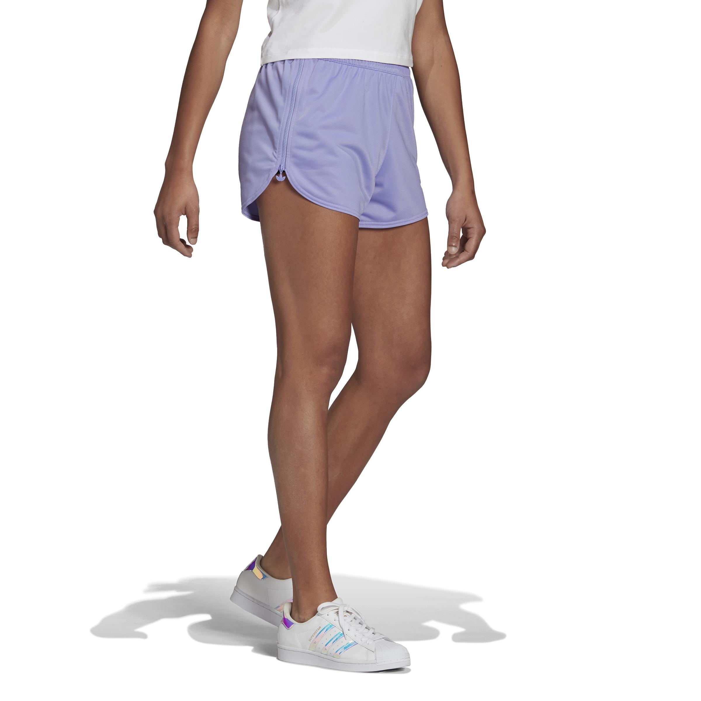 Zip-Up Shorts, Purple, , large image number 0