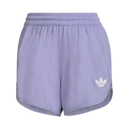 Women Zip-Up Shorts, Purple, A901_ONE, large image number 2