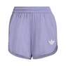 Women Zip-Up Shorts, Purple, A901_ONE, thumbnail image number 2