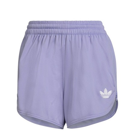 Women Zip-Up Shorts, Purple, A901_ONE, large image number 3