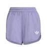 Women Zip-Up Shorts, Purple, A901_ONE, thumbnail image number 3
