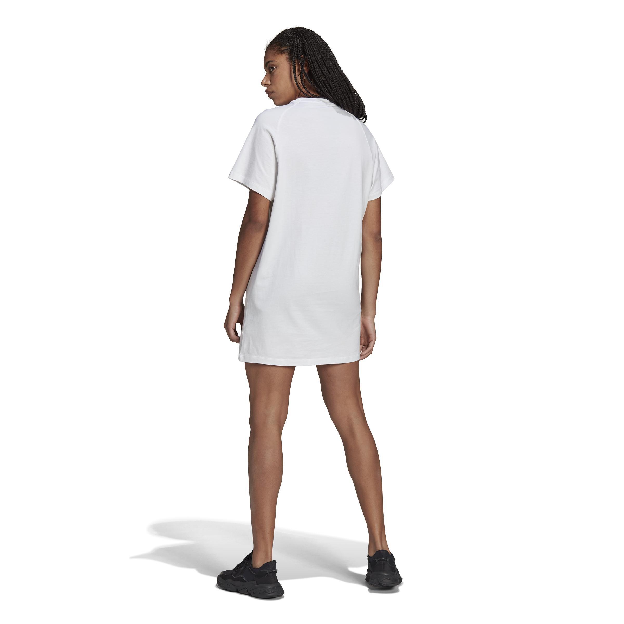 Collegiate Tee Dress, White, A901_ONE, large image number 3