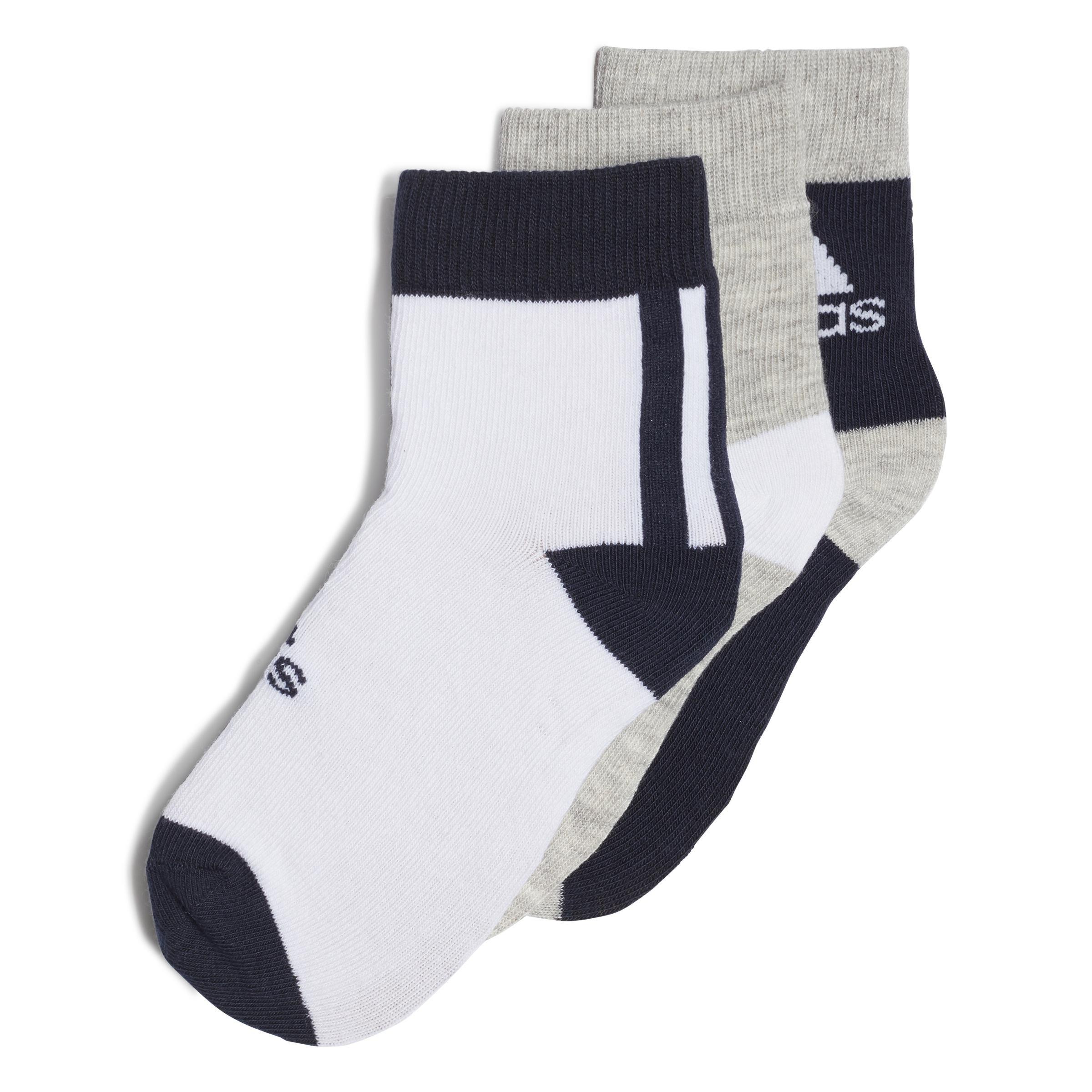 Unisex Ankle Socks - 3 Pairs, Blue, A901_ONE, large image number 0