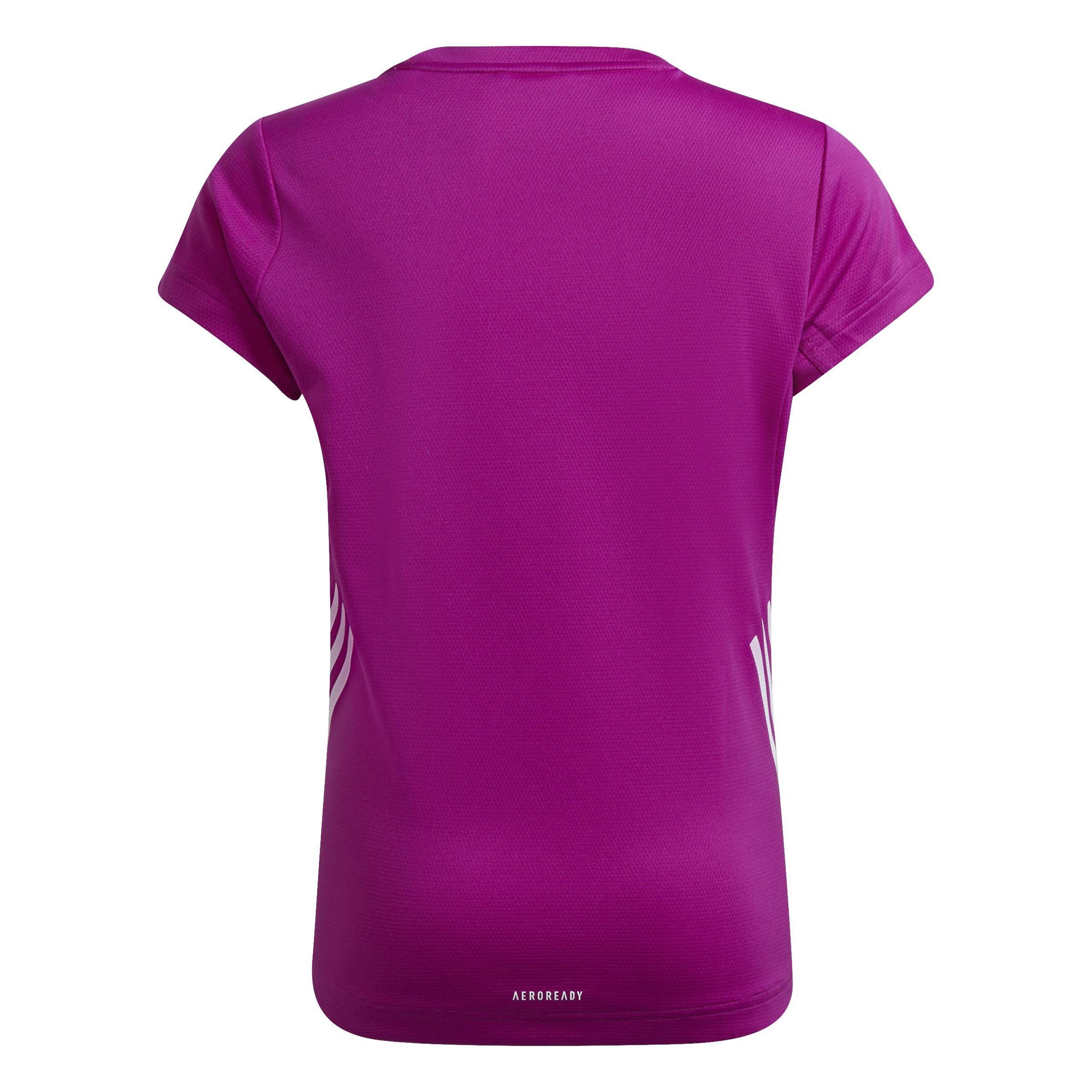 Kids AEROREADY 3-Stripes T-Shirt, Pink, A901_ONE, medium