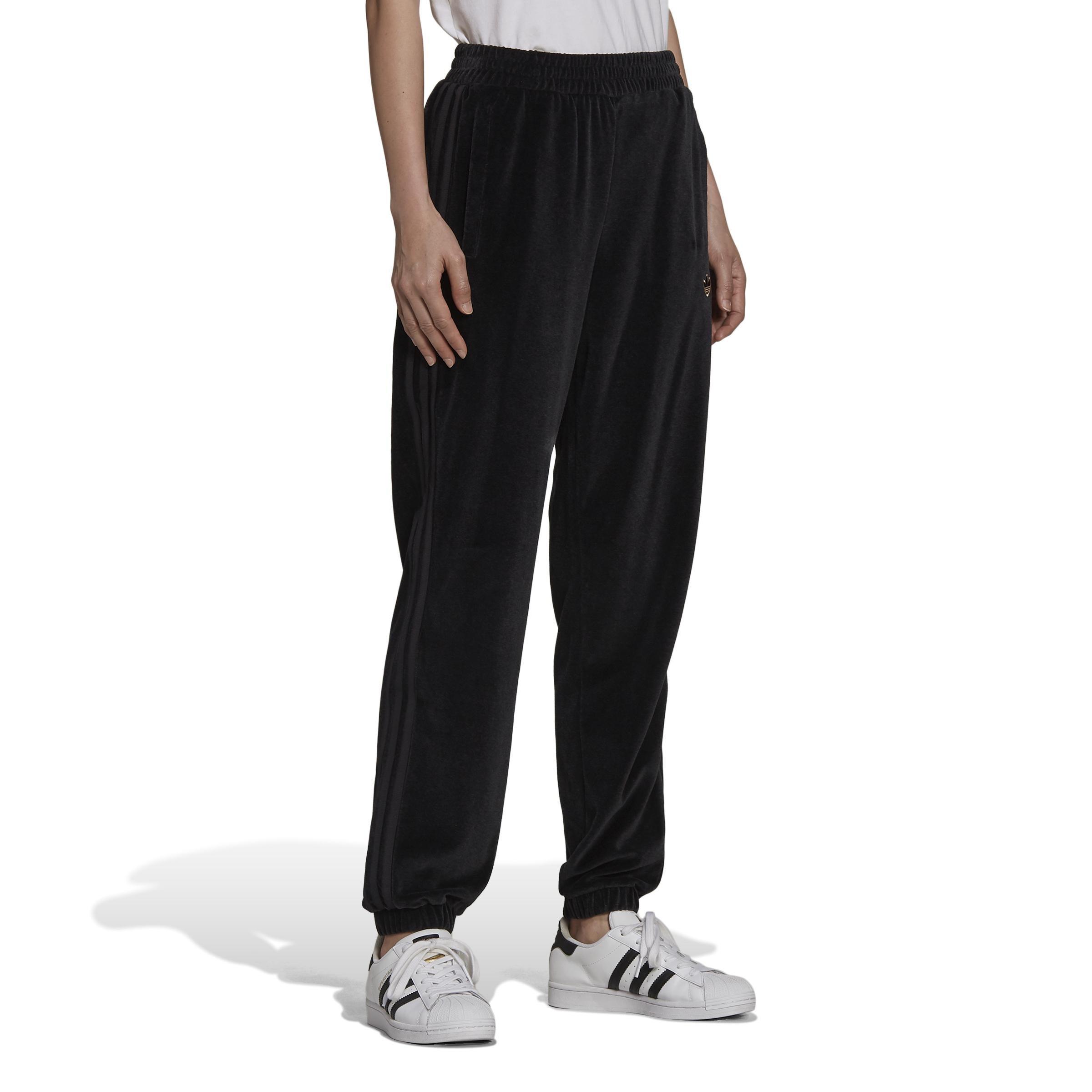 Cozy Velour Melange Cuffed Joggers, Black, A901_ONE, large image number 0
