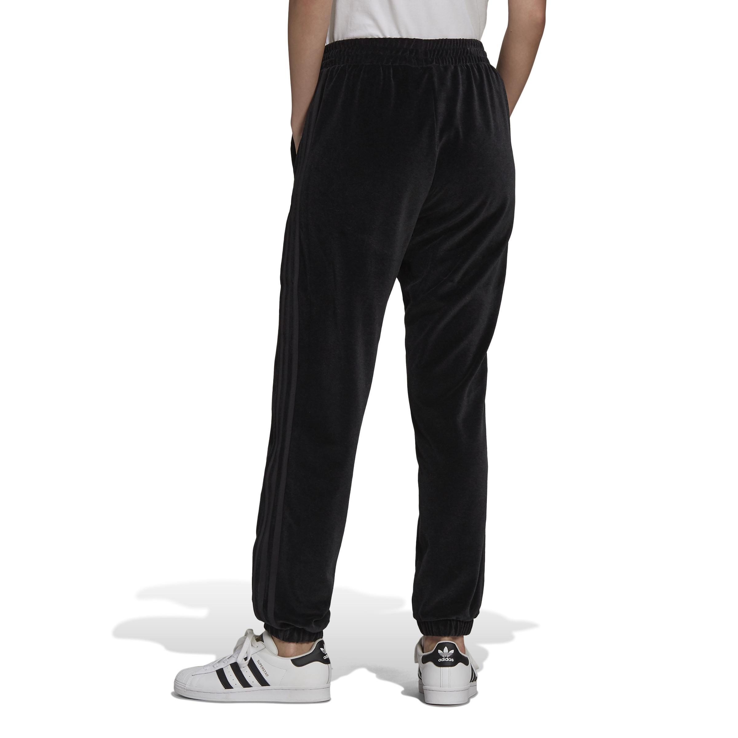 Cozy Velour Melange Cuffed Joggers, Black, A901_ONE, large image number 4