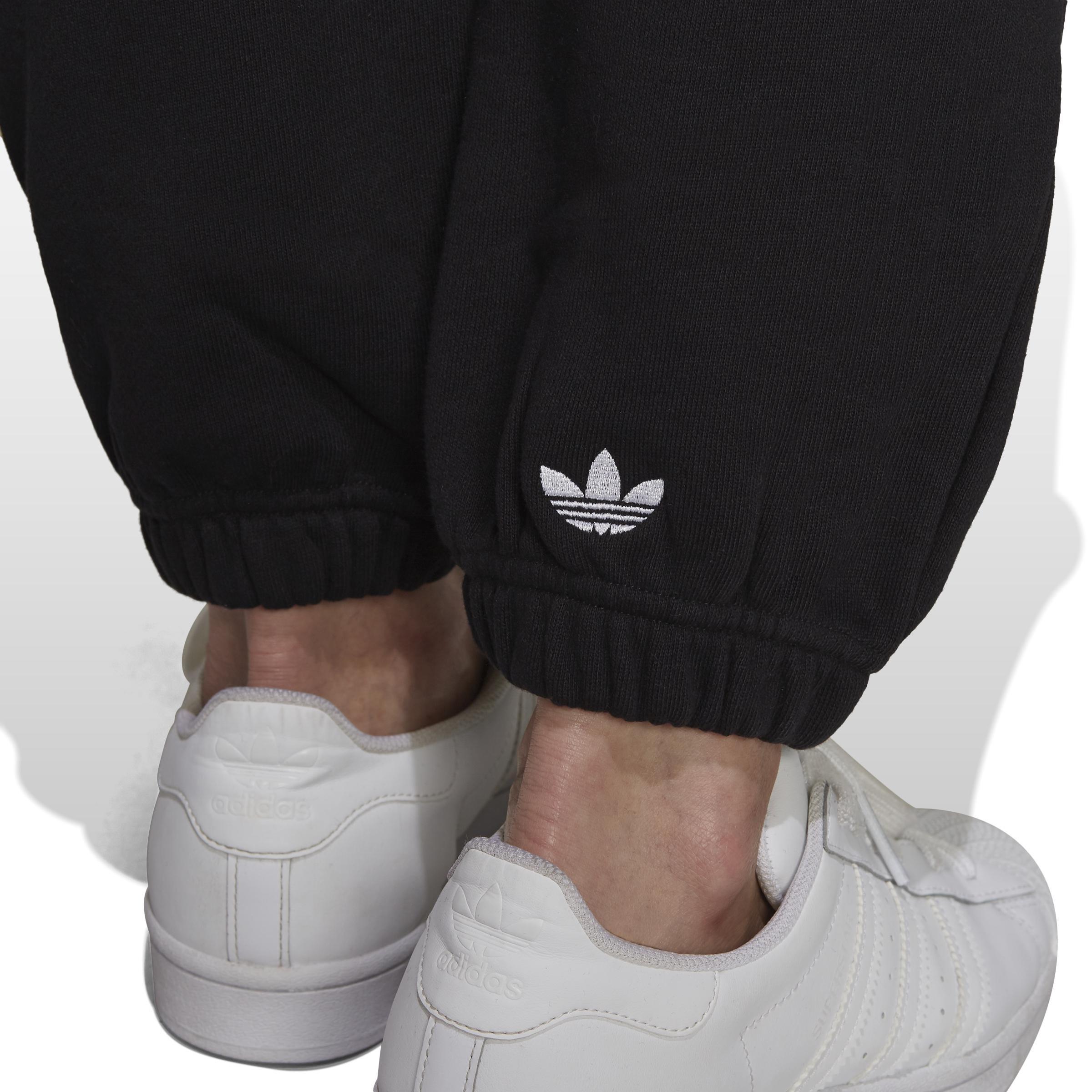 Trefoil Graphic Cuffed Joggers, Black, , large image number 6