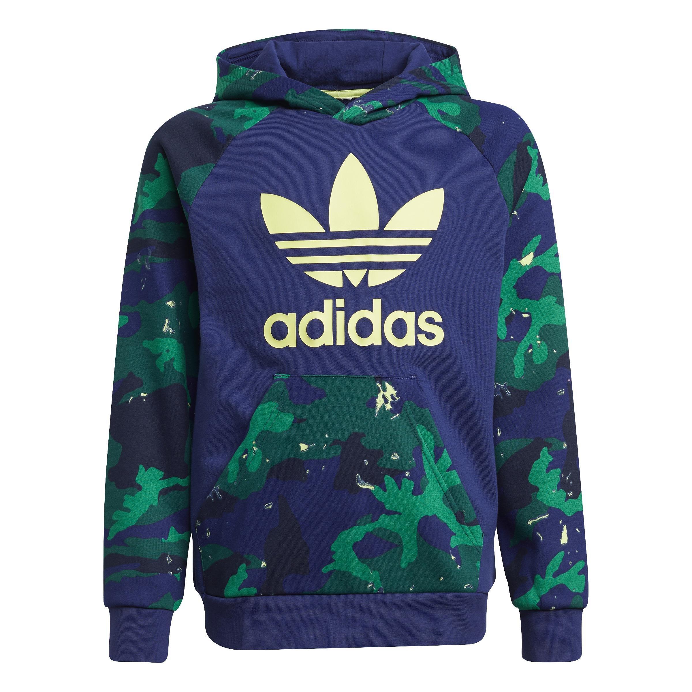 Kids Camo-Print Hoodie, Blue, A901_ONE, large image number 1
