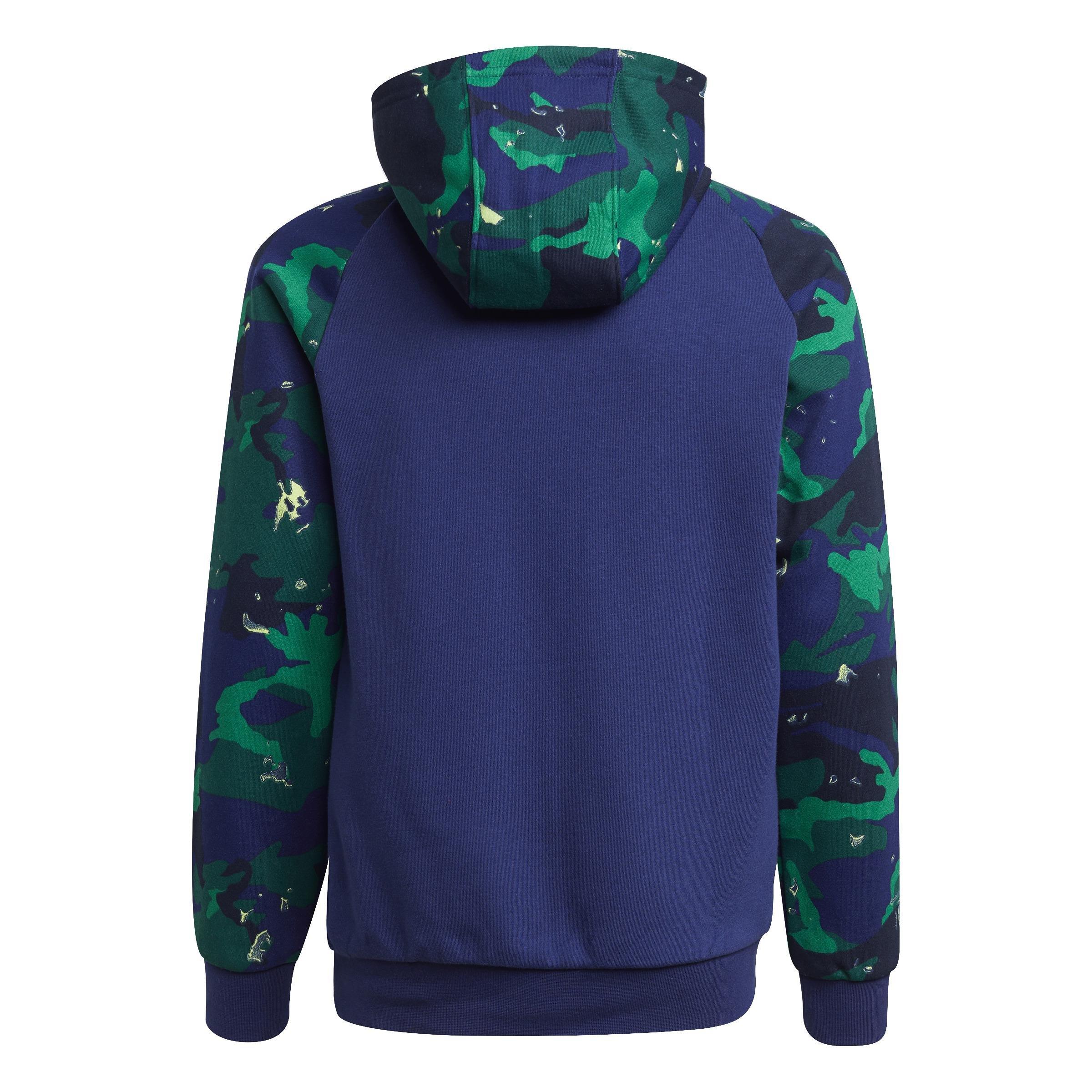 Kids Camo-Print Hoodie, Blue, A901_ONE, large image number 2