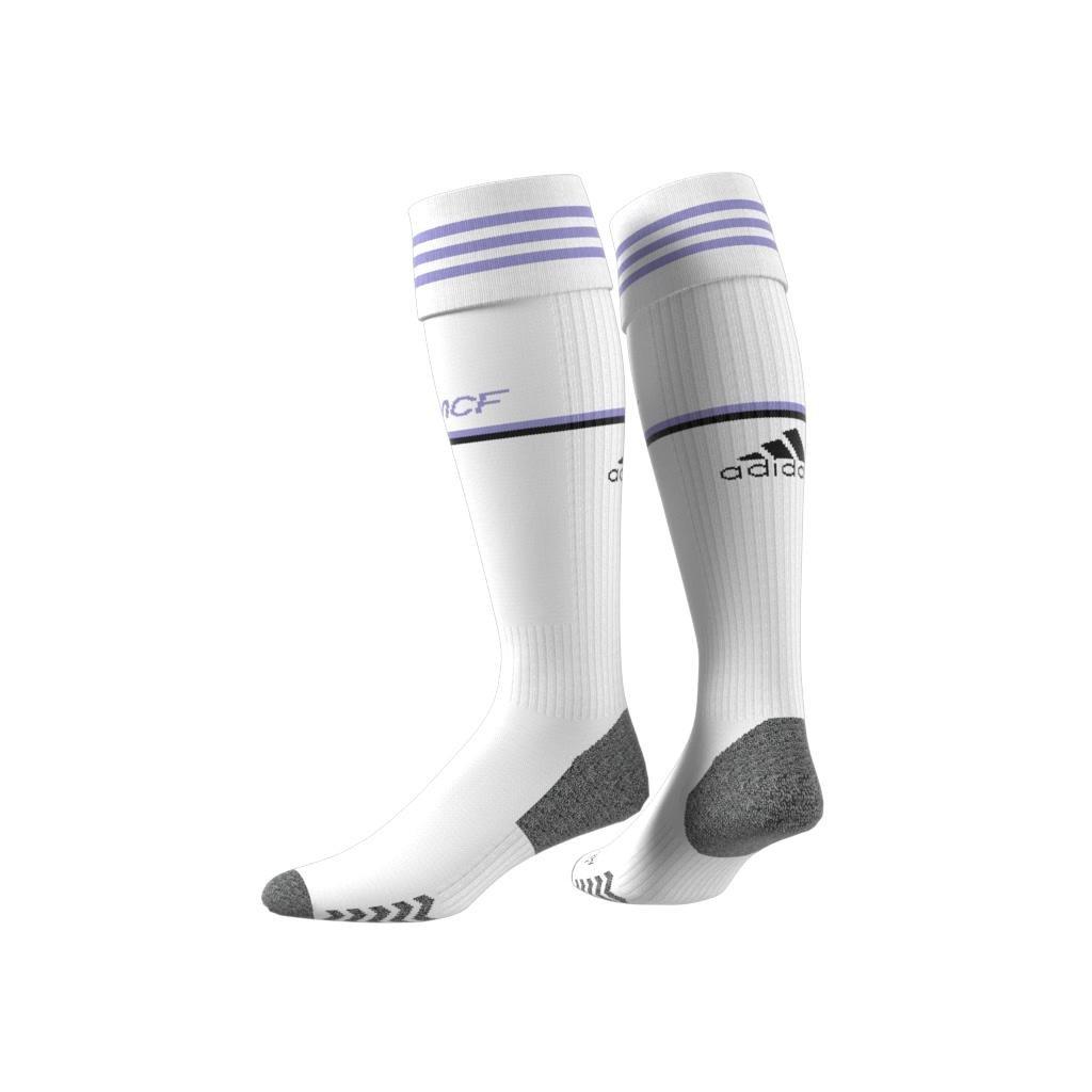 Unisex Real Madrid 22/23 Home Socks, White, A901_ONE, large image number 2