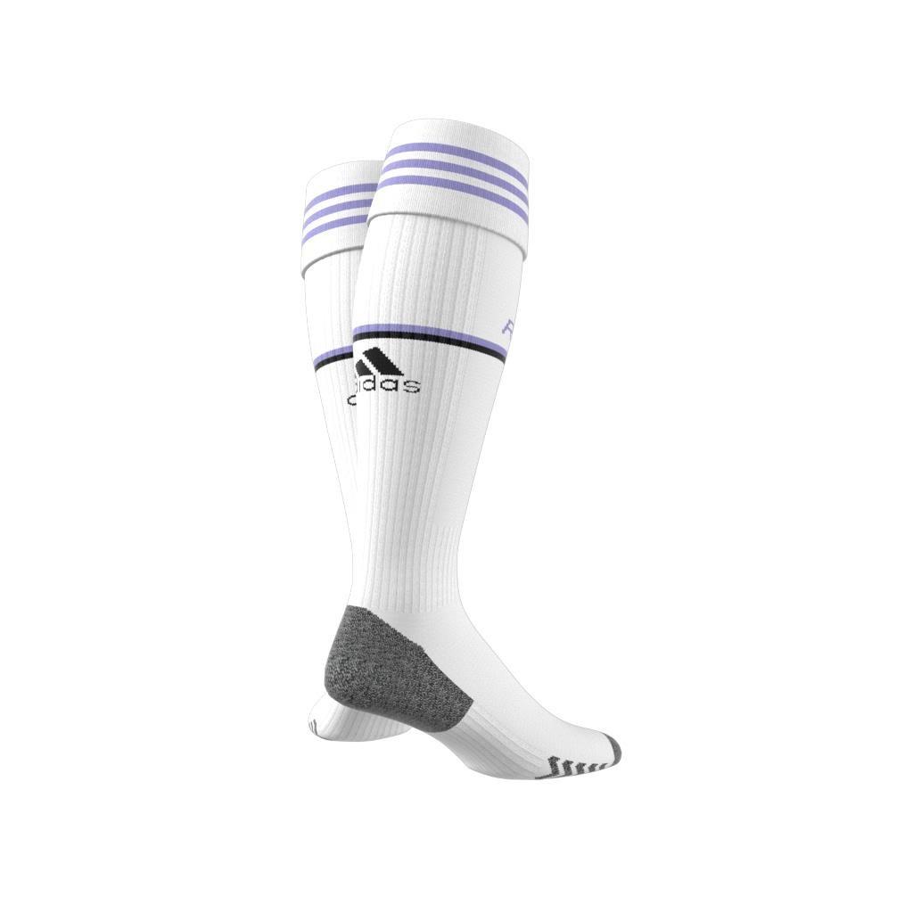 Unisex Real Madrid 22/23 Home Socks, White, A901_ONE, large image number 3