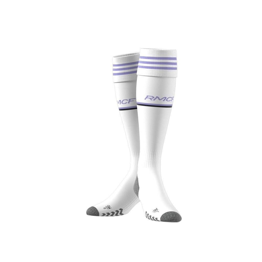 Unisex Real Madrid 22/23 Home Socks, White, A901_ONE, large image number 5