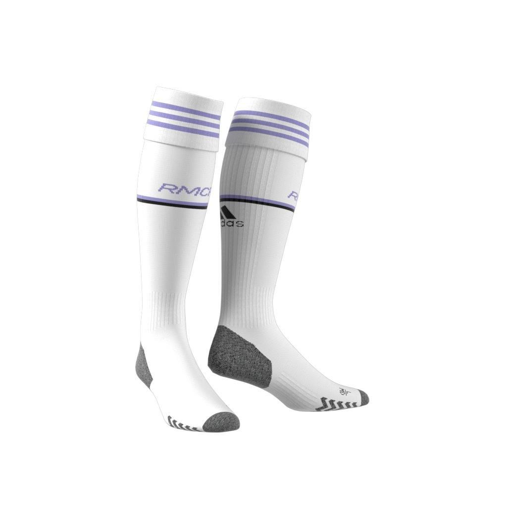 Unisex Real Madrid 22/23 Home Socks, White, A901_ONE, large image number 6