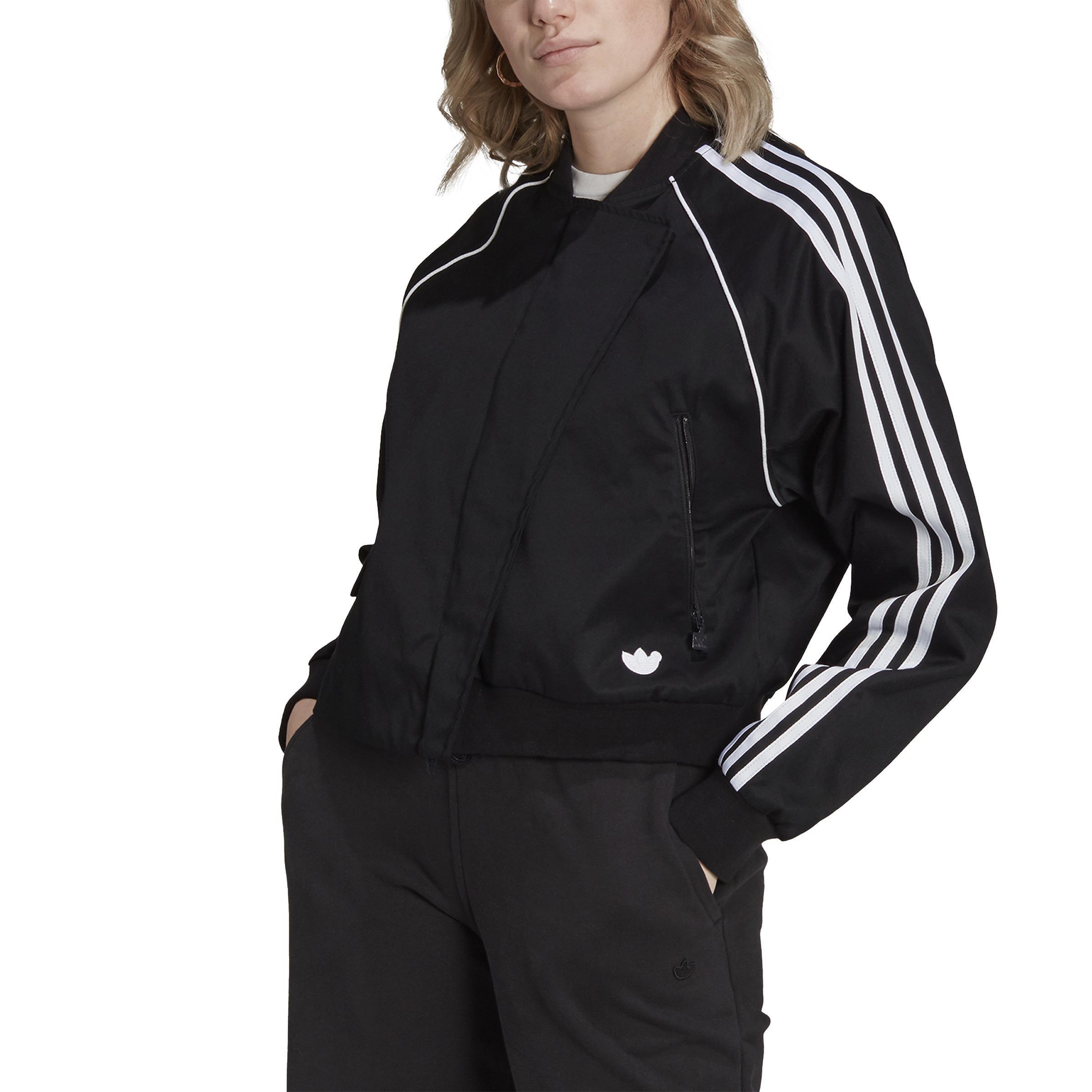 Asymmetric Superstar Track Jacket, Black, A901_ONE, large image number 5