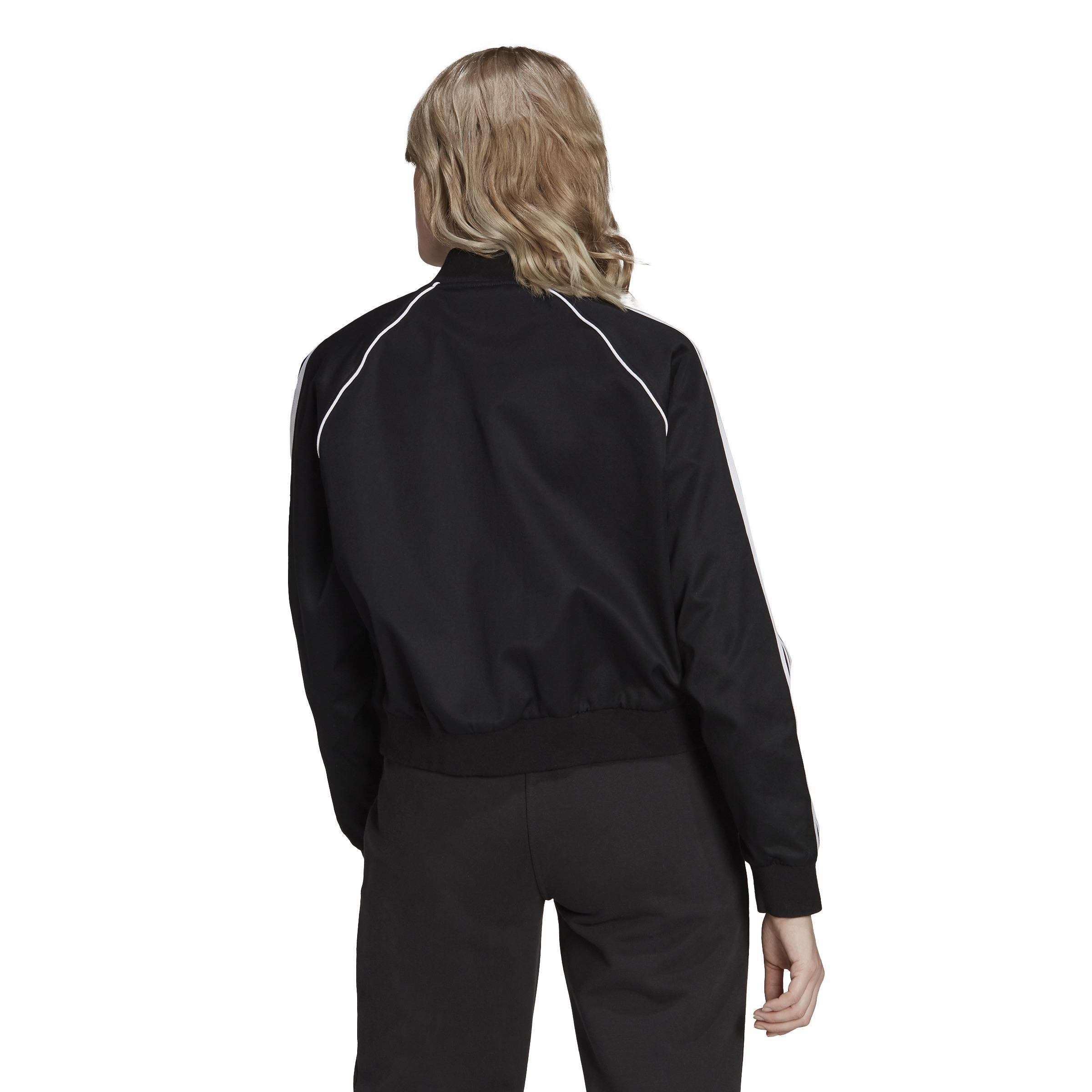 Asymmetric Superstar Track Jacket, Black, A901_ONE, large image number 6