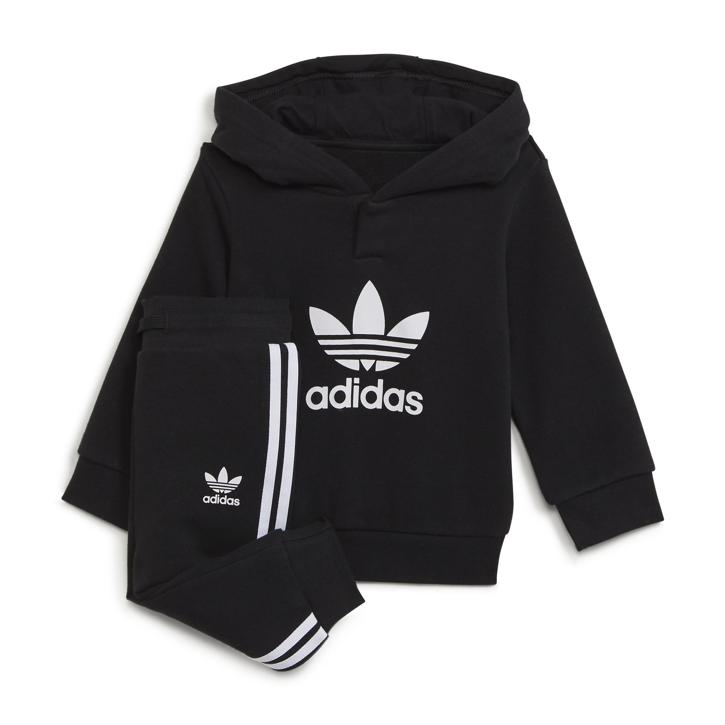 Unisex Kids Adicolor Hoodie Set, Black, , large image number 0