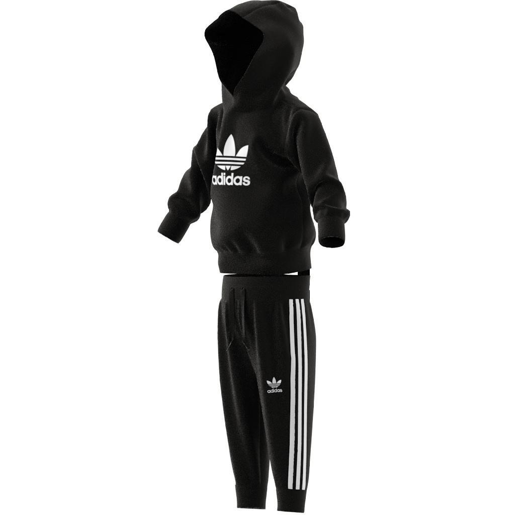 Unisex Kids Adicolor Hoodie Set, Black, A901_ONE, large image number 8