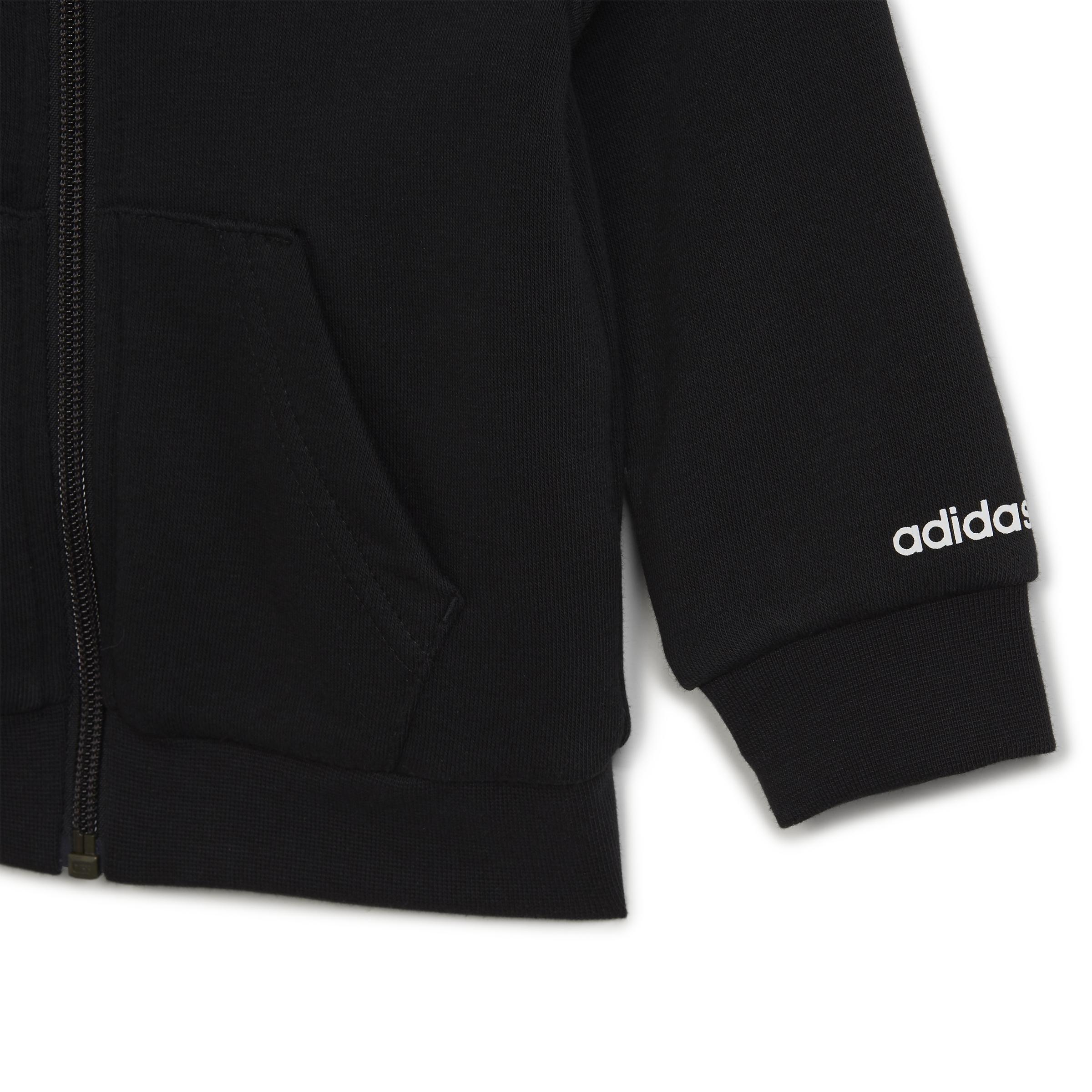 Unisex Kids Adicolor Full-Zip Hoodie Set, Black, A901_ONE, large image number 3