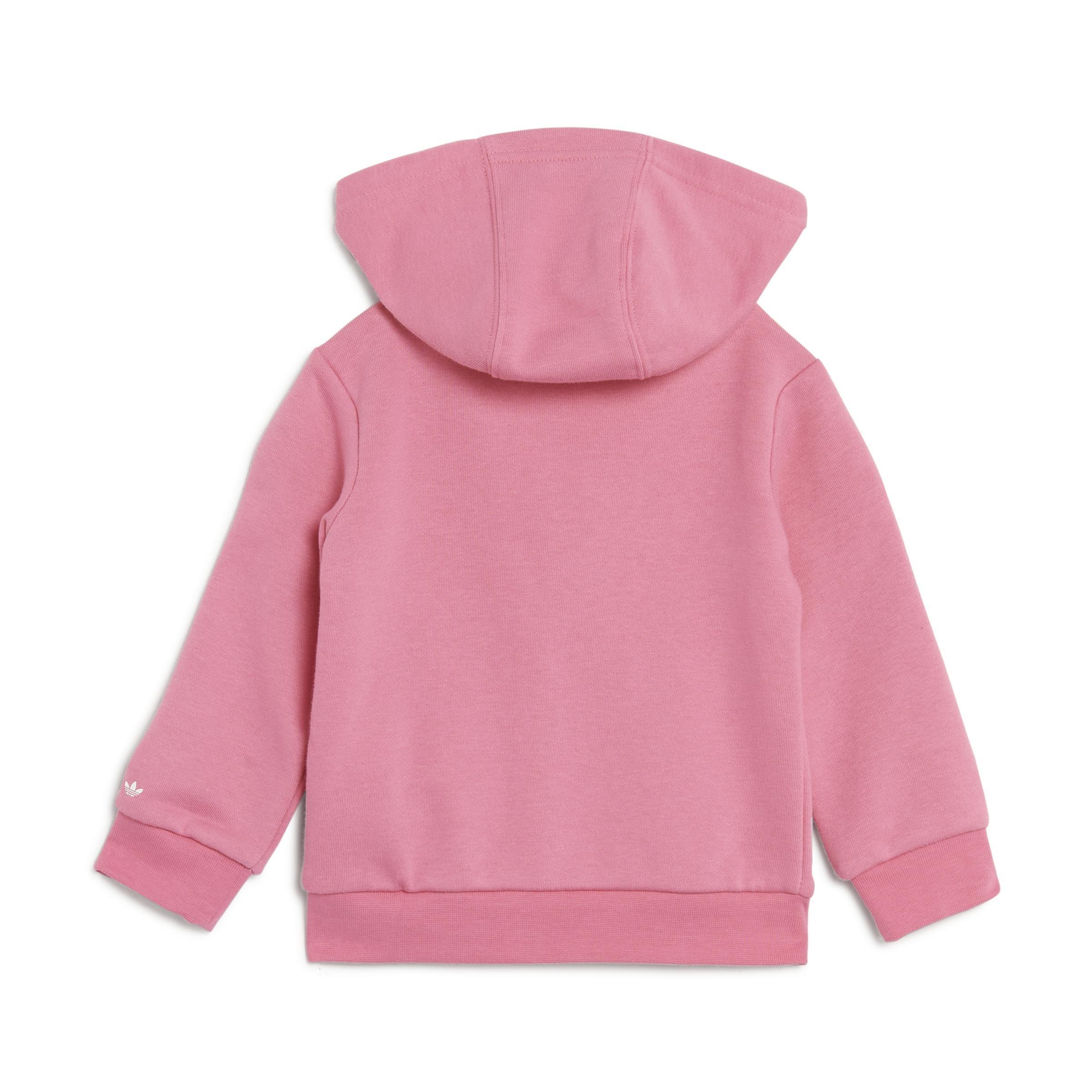 Unisex Kids Adicolor Full-Zip Hoodie Set, Pink, A901_ONE, large image number 2