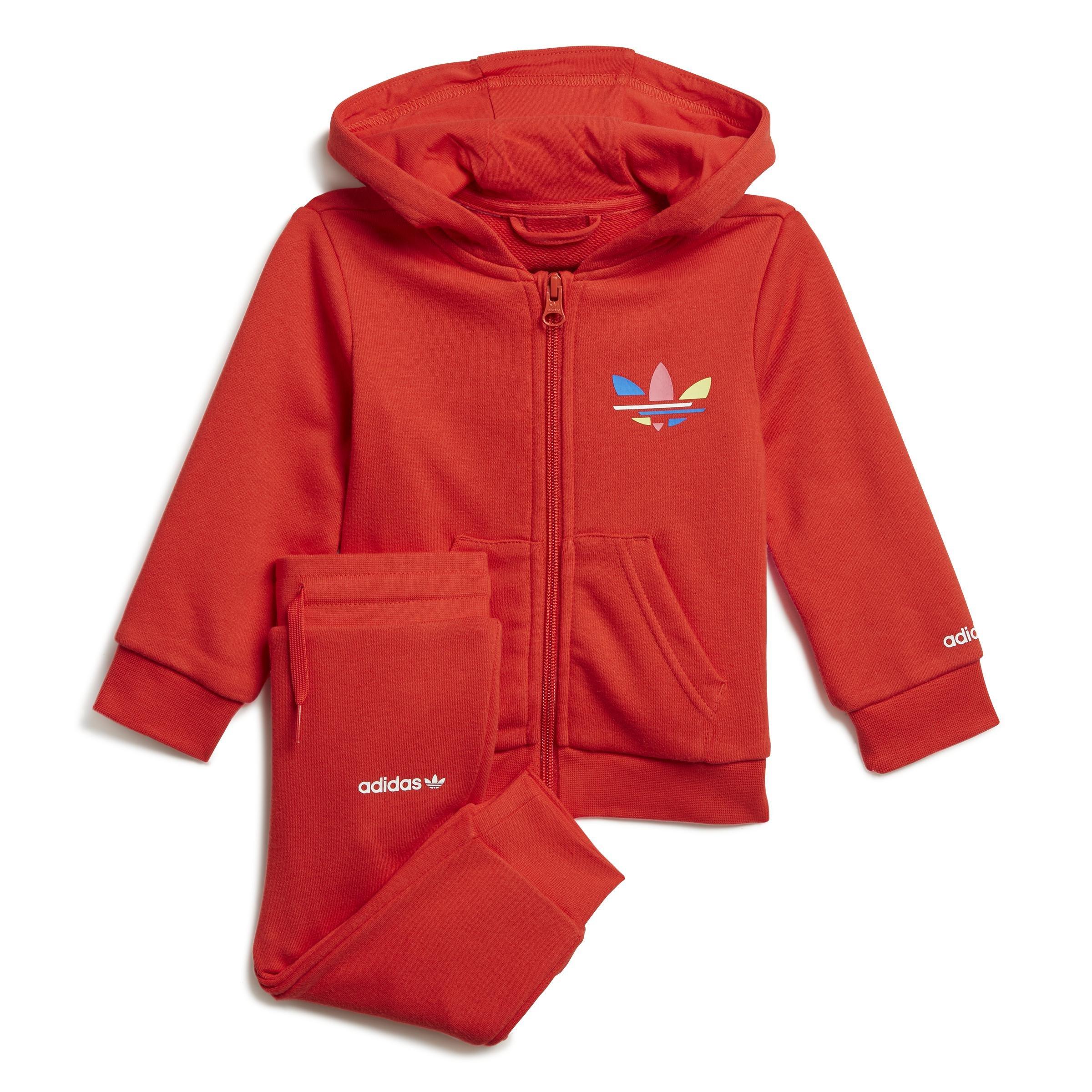 Adidas hoodie hotsell set baby