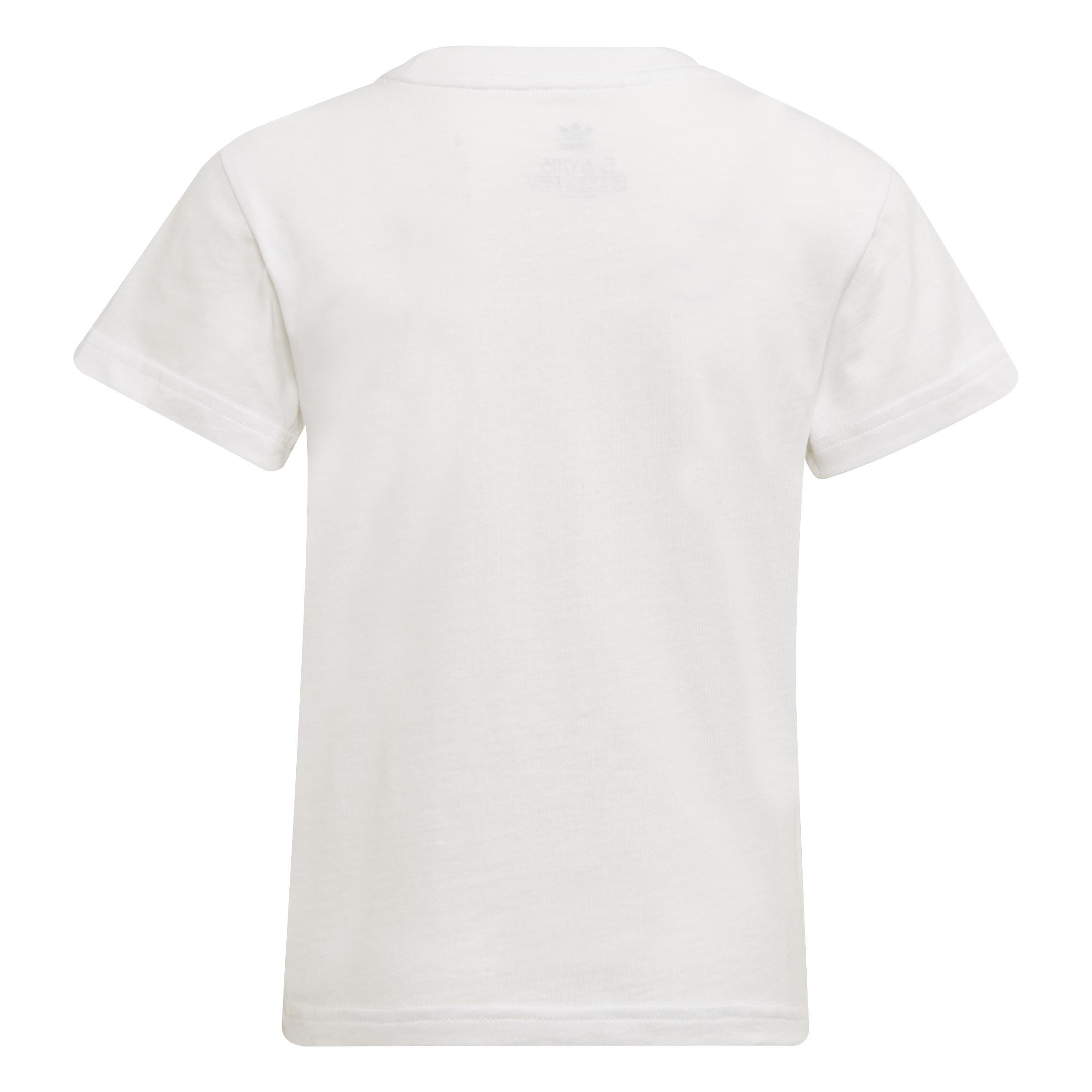 Unisex Kids Adicolor Trefoil T-Shirt, White, A901_ONE, large image number 1