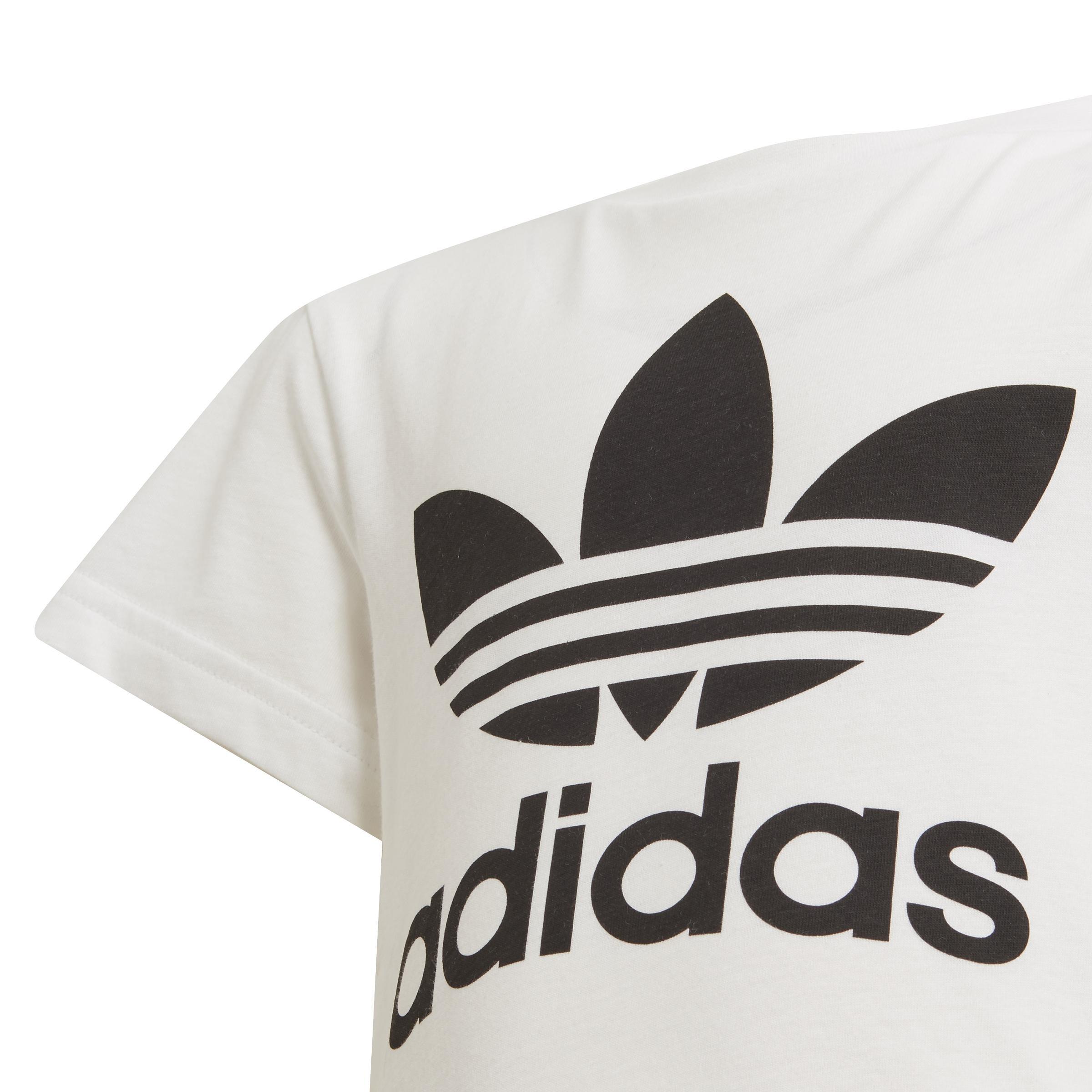 Unisex Kids Adicolor Trefoil T-Shirt, White, A901_ONE, large image number 3
