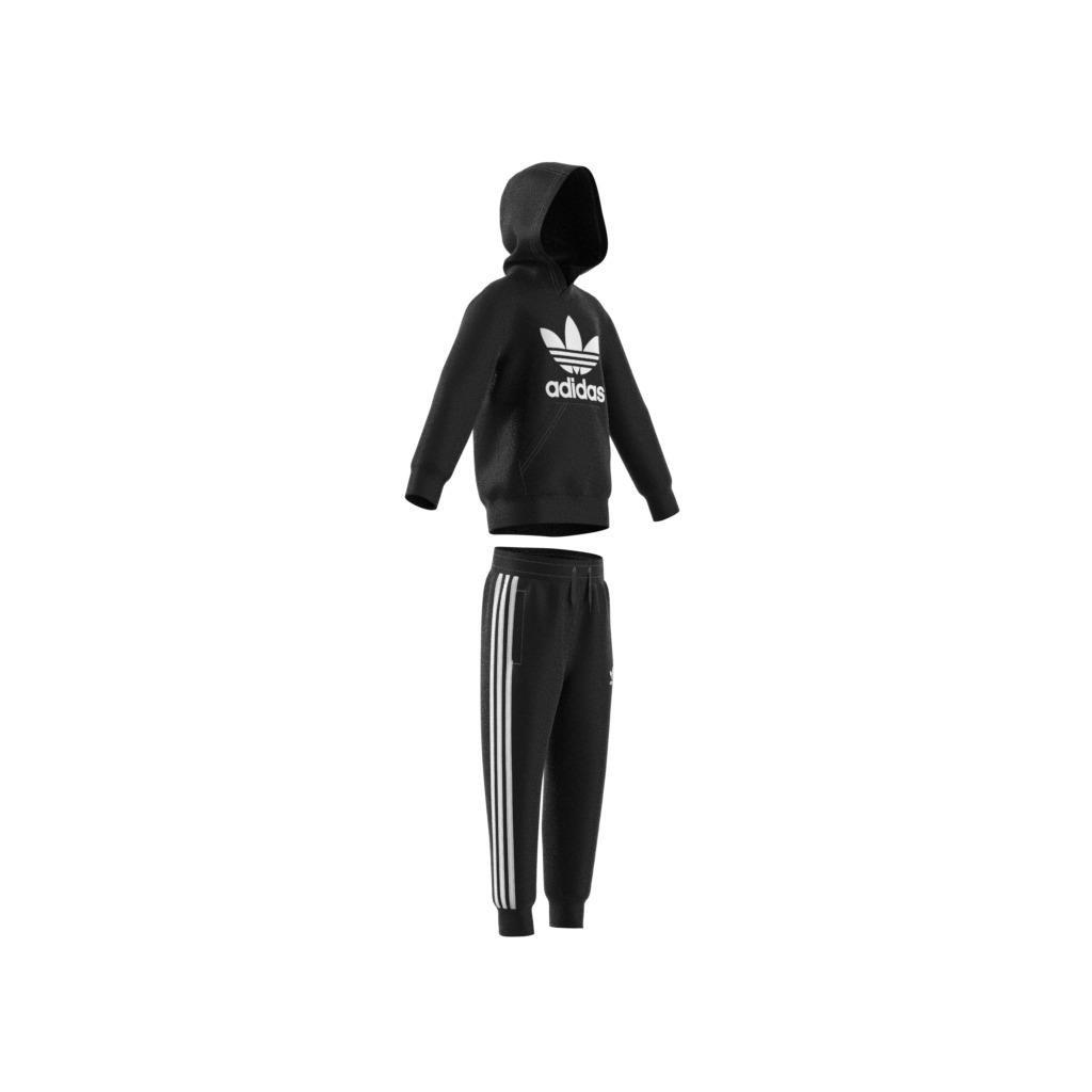 Unisex Adicolor Hoodie Set, Black, A901_ONE, large image number 8