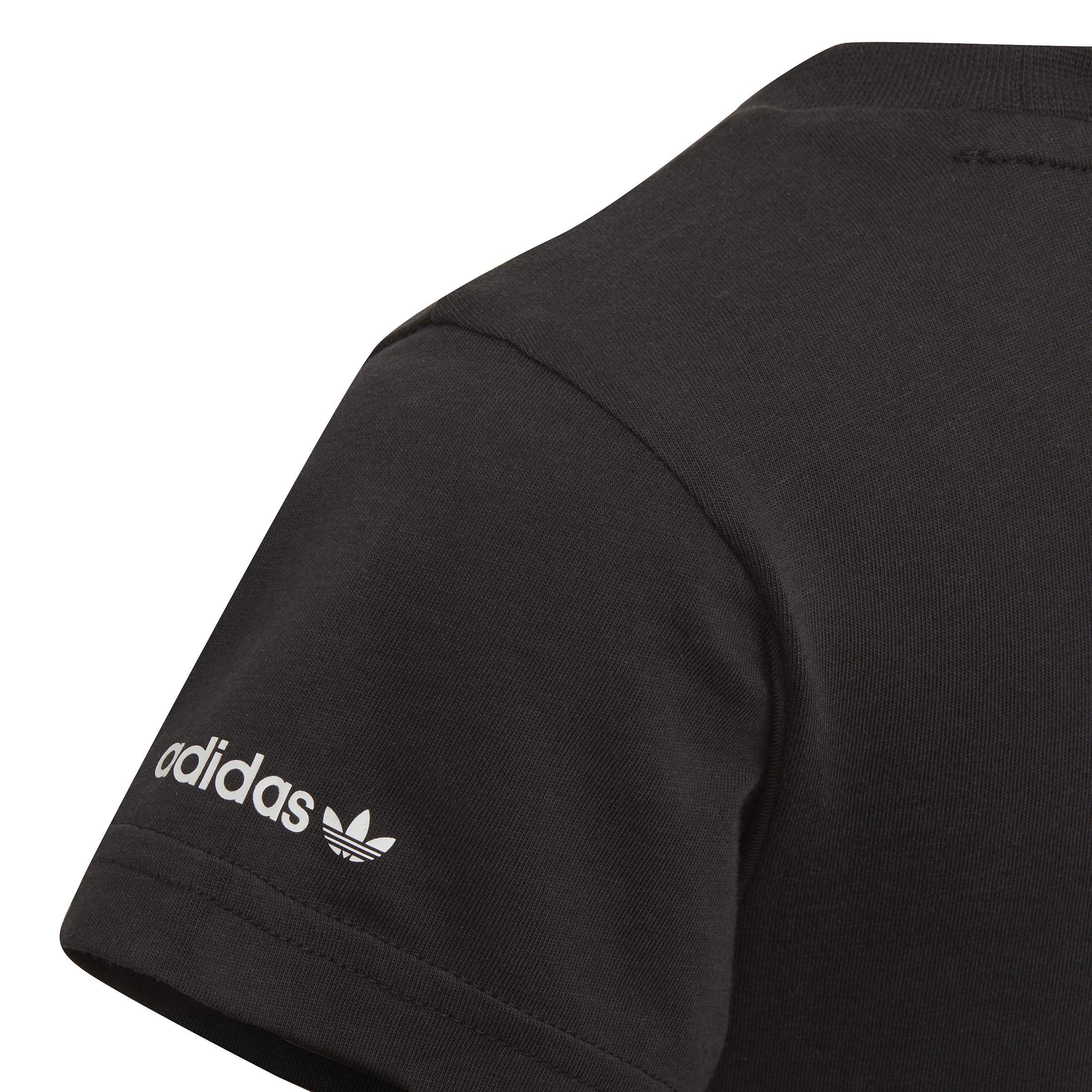 Unisex Kids Adicolor T-Shirt, Black, A901_ONE, large image number 4